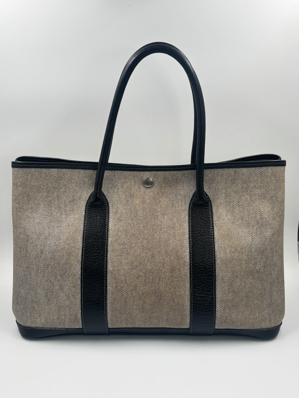 Hermes Garden Party Coated Canvas