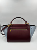 Trapeze - Burgundy & Light Blue