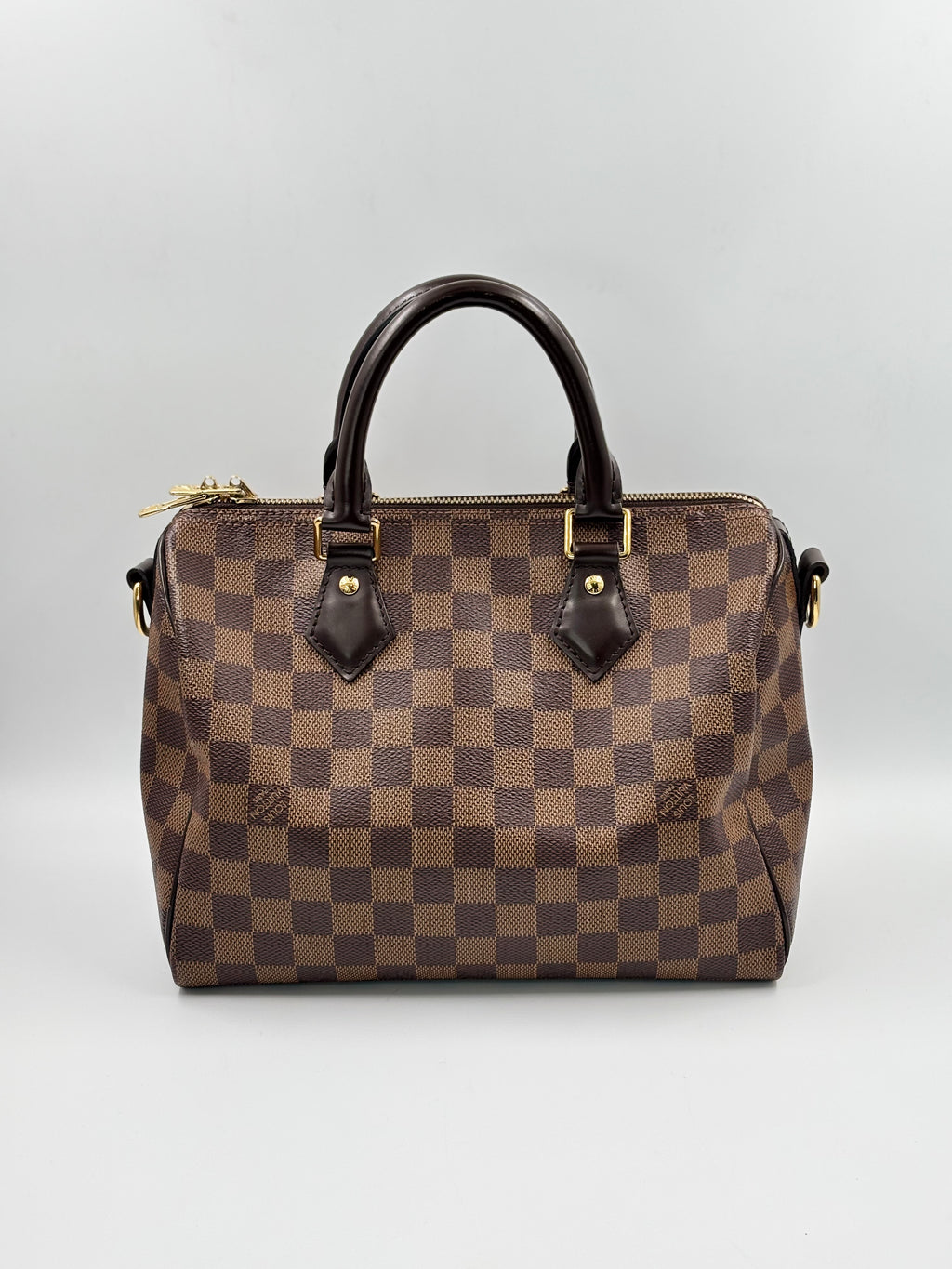 LV Damier Ebene Canvas Speedy Bandouliere 25