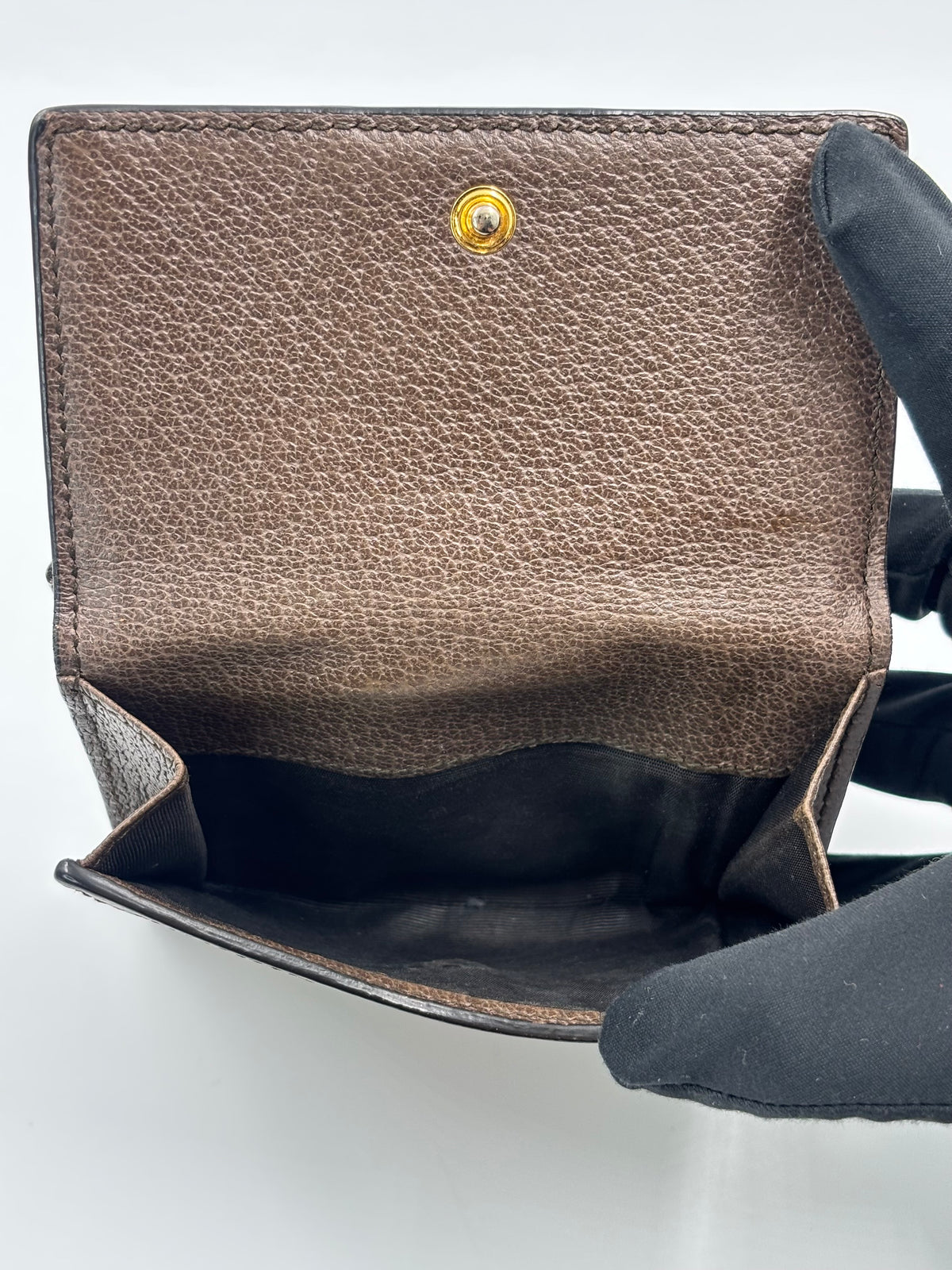 Gucci Ophidia GG Supreme French Flap Wallet