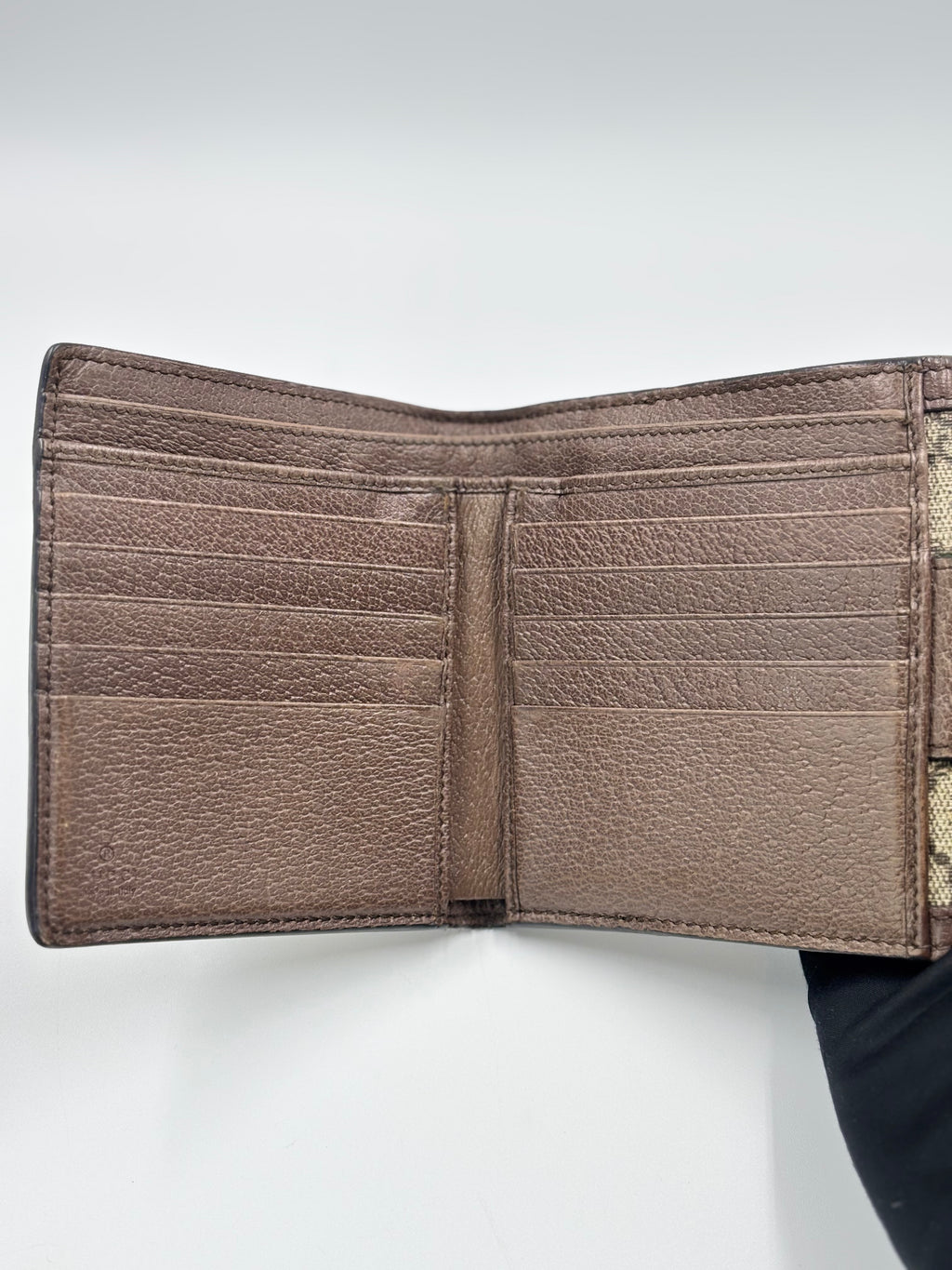 Gucci Ophidia GG Supreme French Flap Wallet