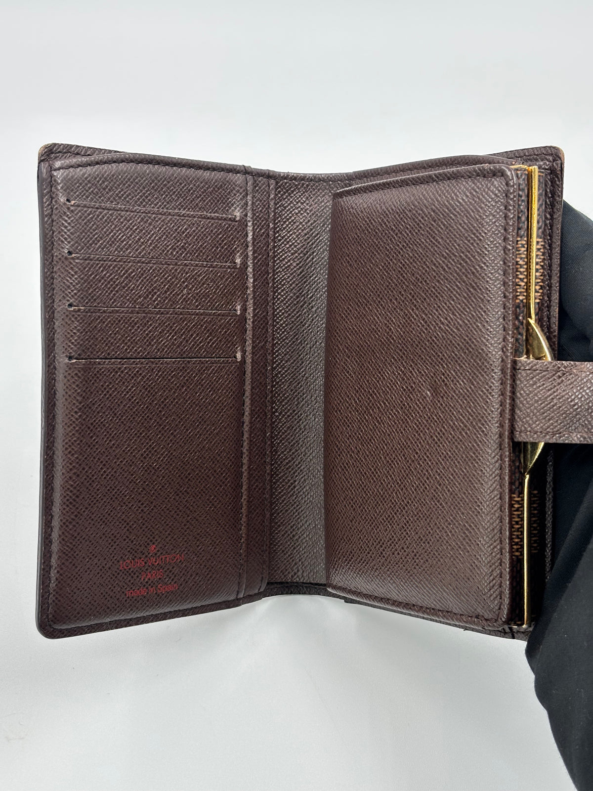 LV Damier Ebene French Purse Wallet