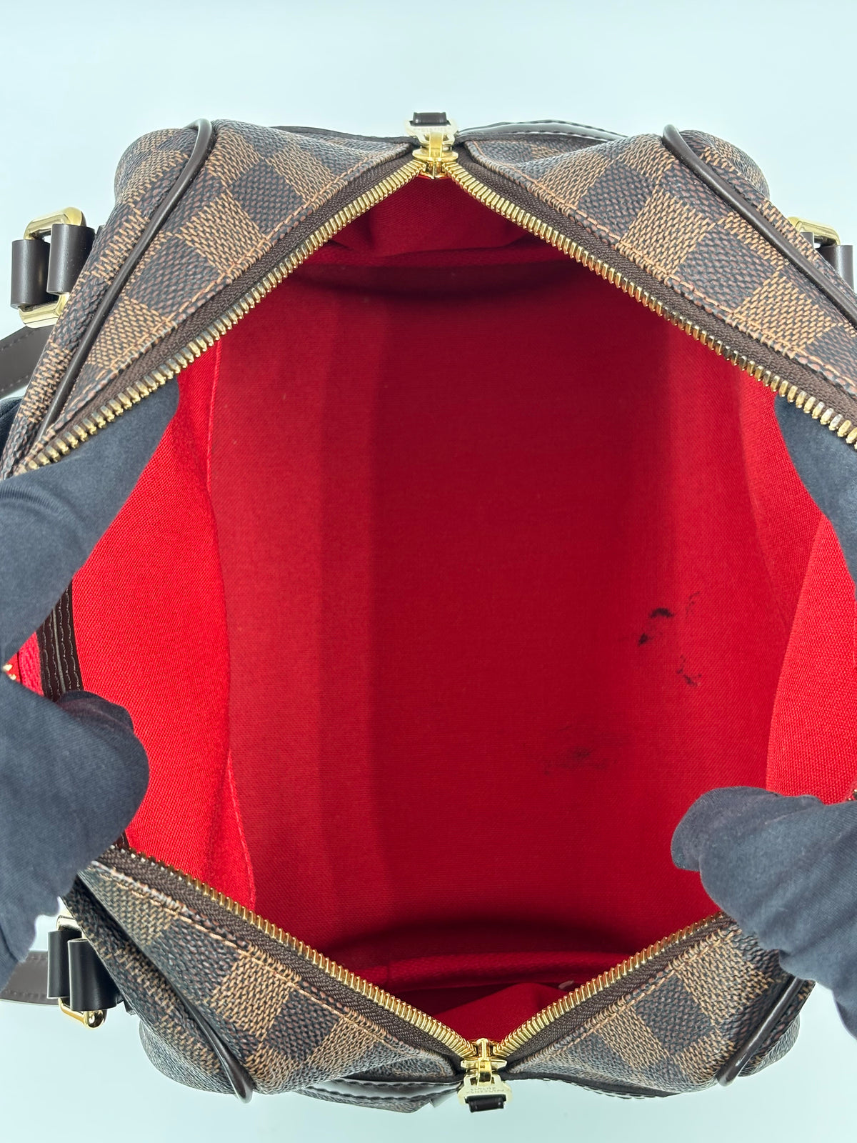 LV Damier Ebene Rivington PM Bag