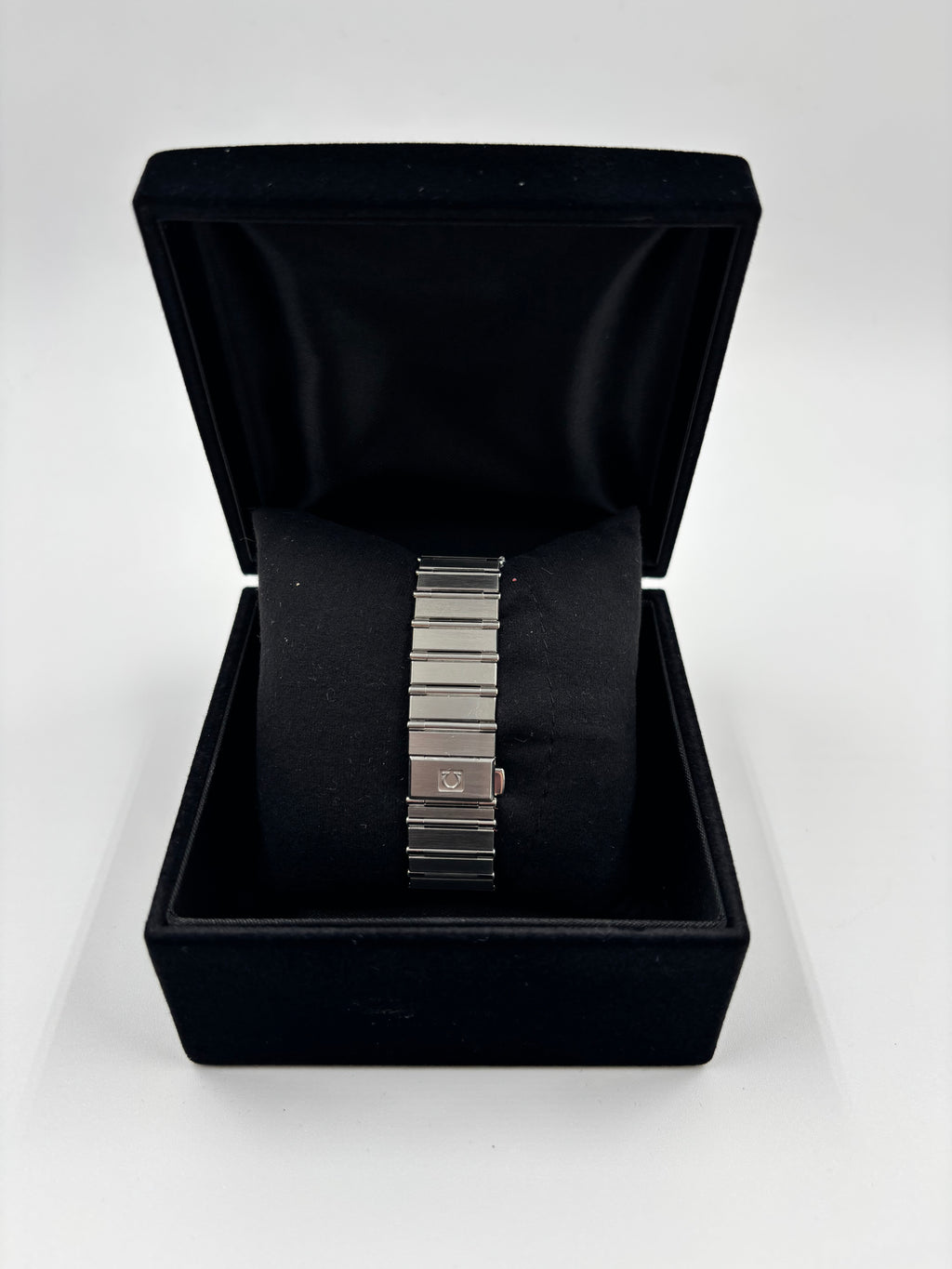 Omega Constellation Flat Glass Black Face