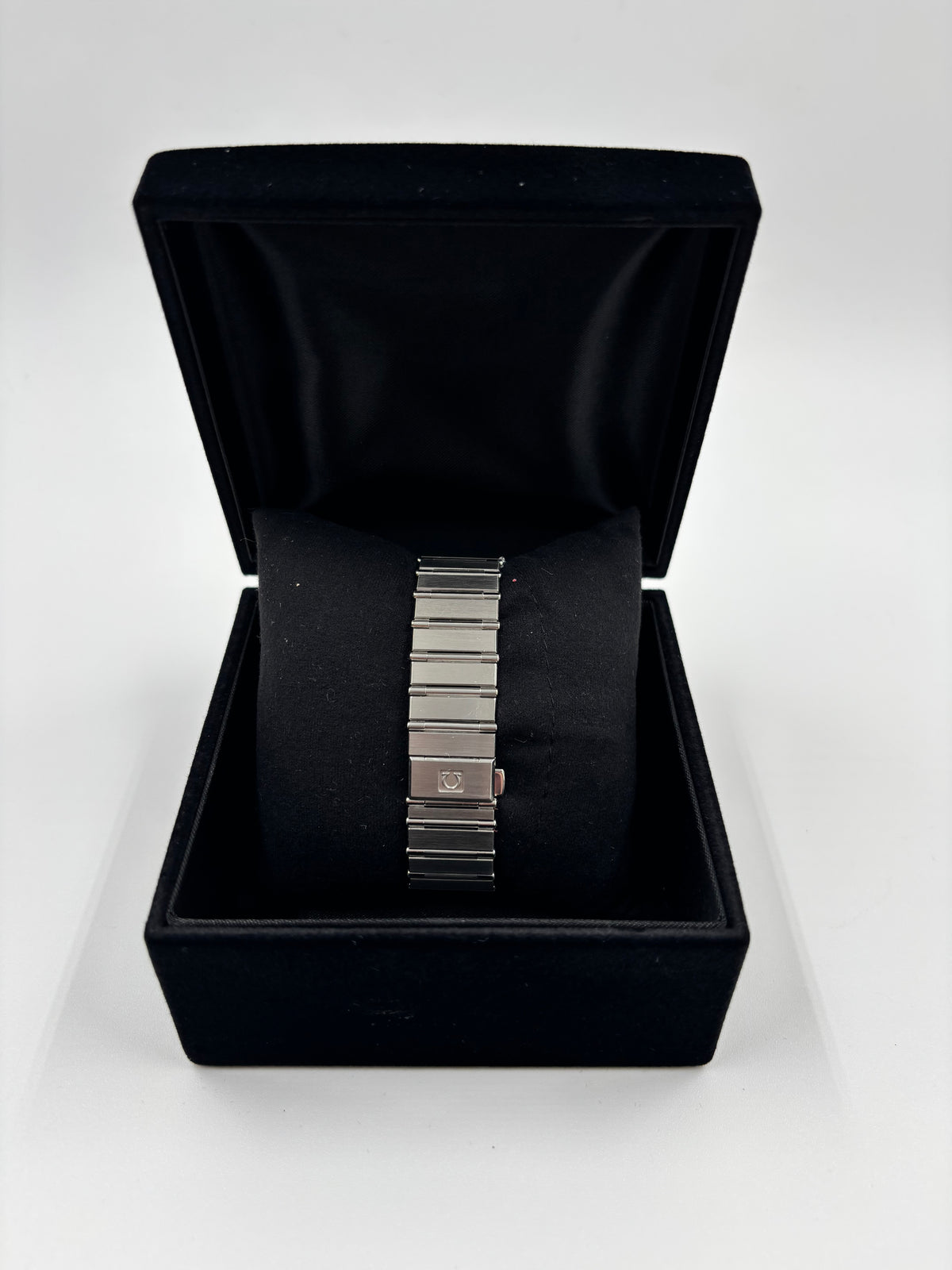 Omega Constellation Flat Glass Black Face
