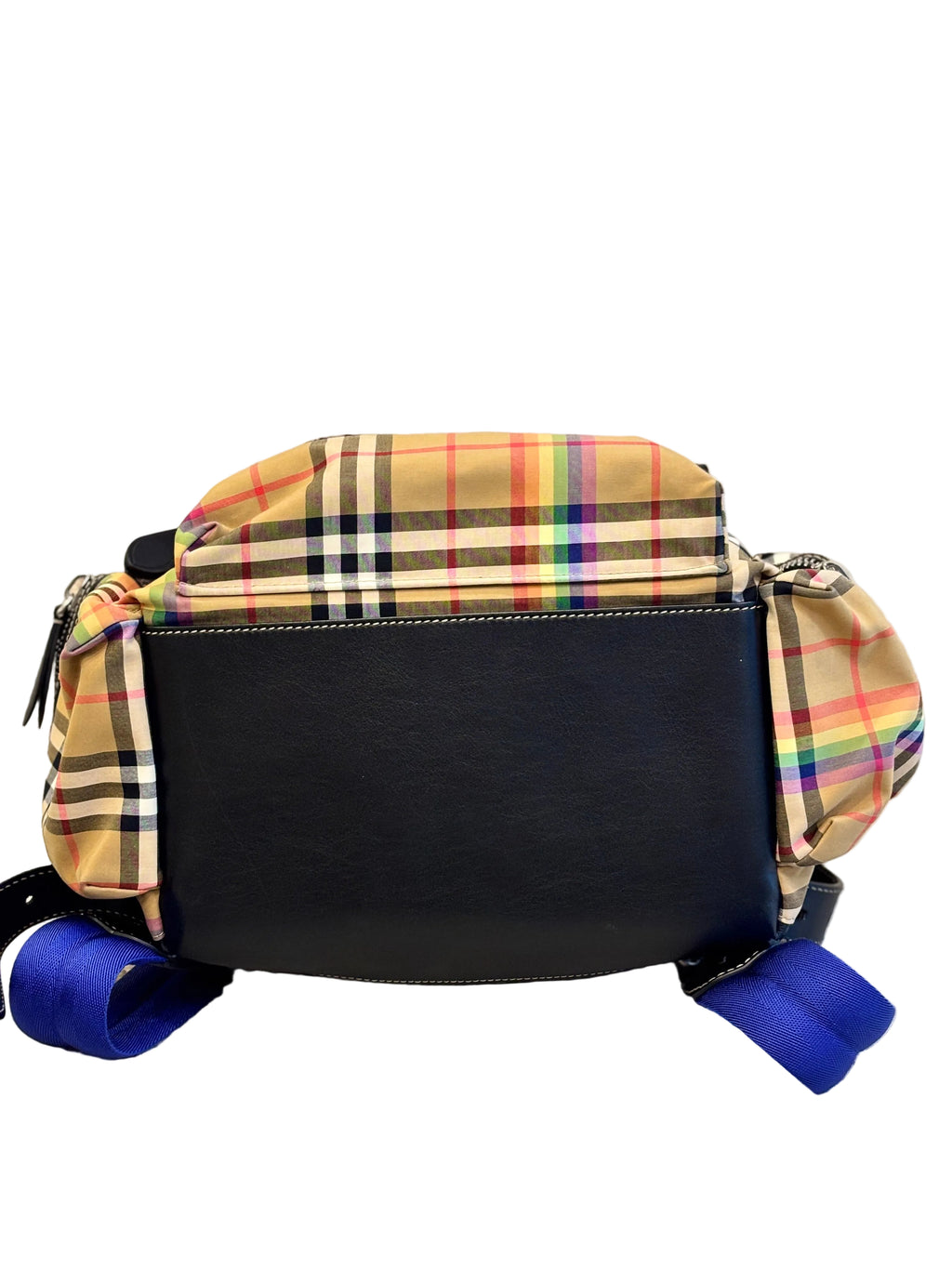 Burberry Vintage Rainbow Check Medium Rucksack Backpack