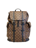 LV Monogram Macassar Canvas Christopher Backpack Bag