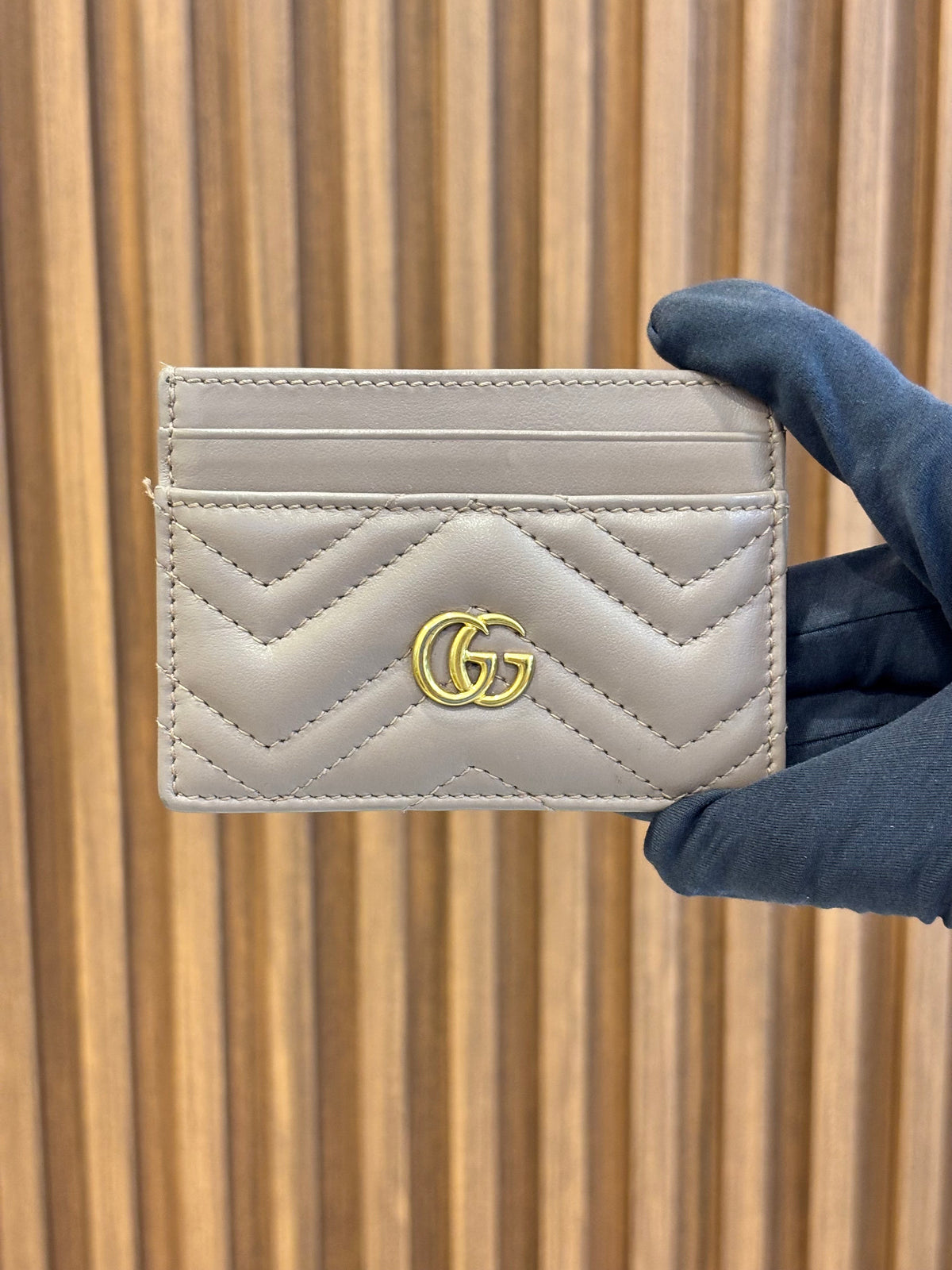 Gucci Marmont Matelasse Leather Card Case