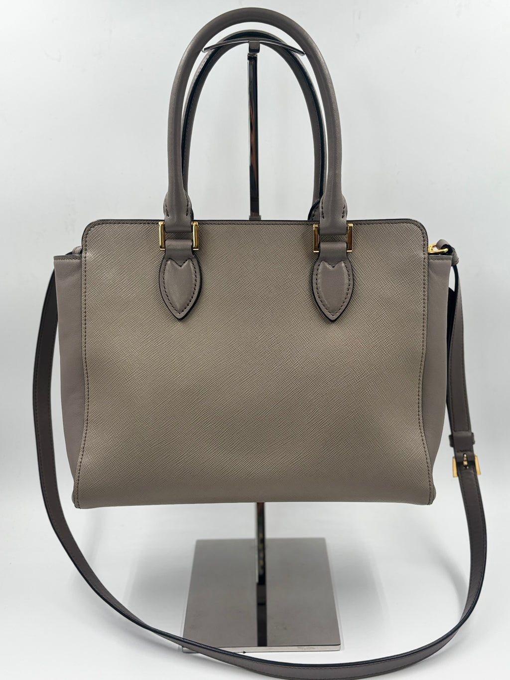 Prada Argilla Saffiano Soft Calf Tote