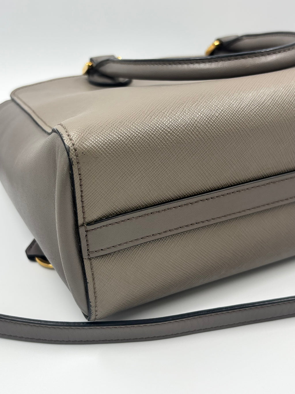 Prada Argilla Saffiano Soft Calf Tote