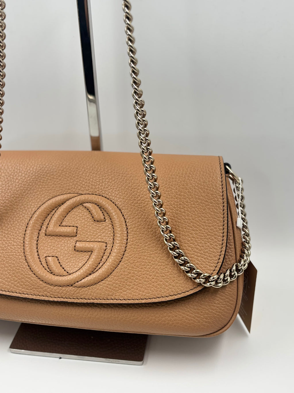 Gucci Soho Flap Chain Crossbody Bag