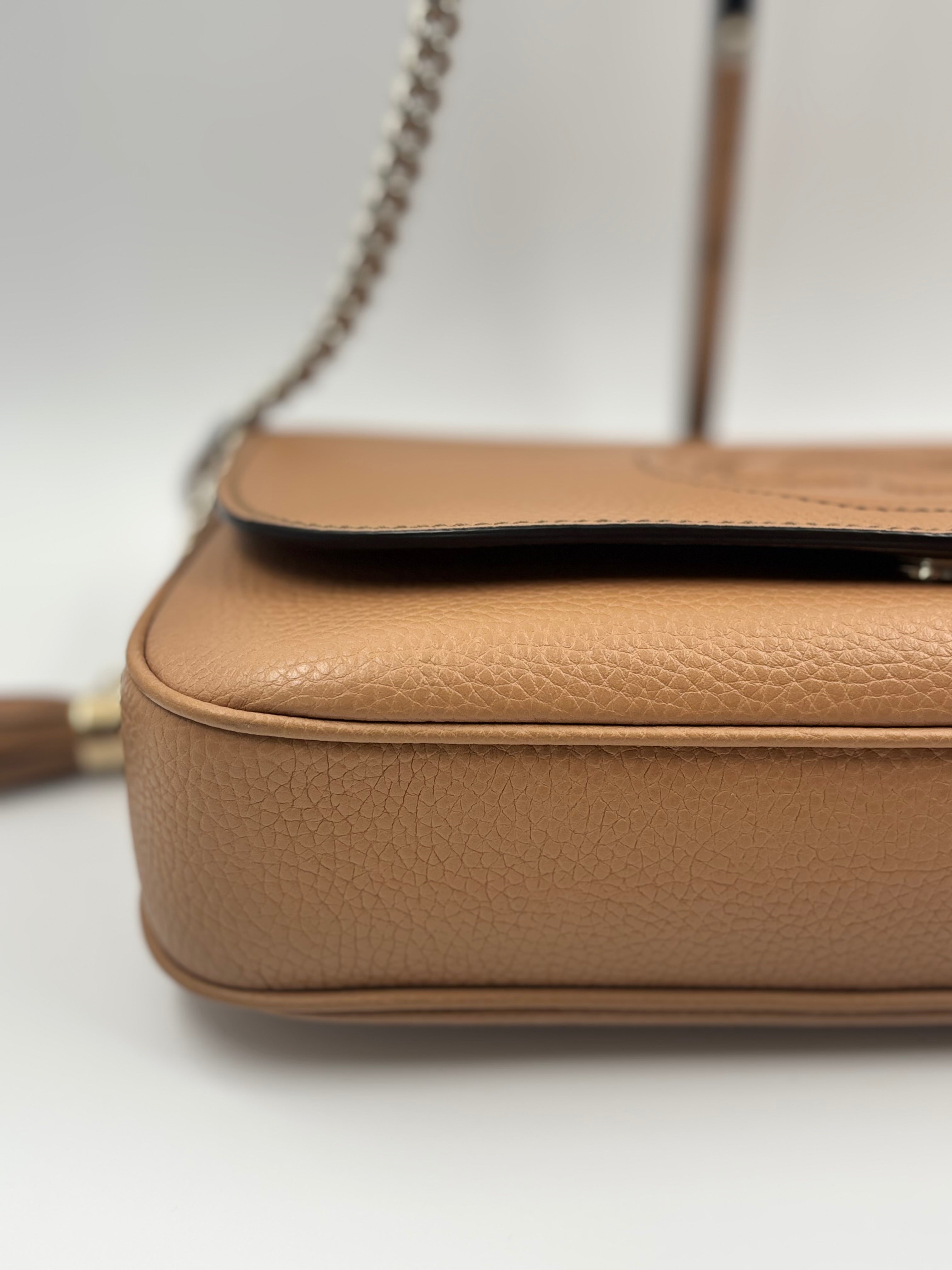 Gucci Soho Flap Chain Crossbody Bag