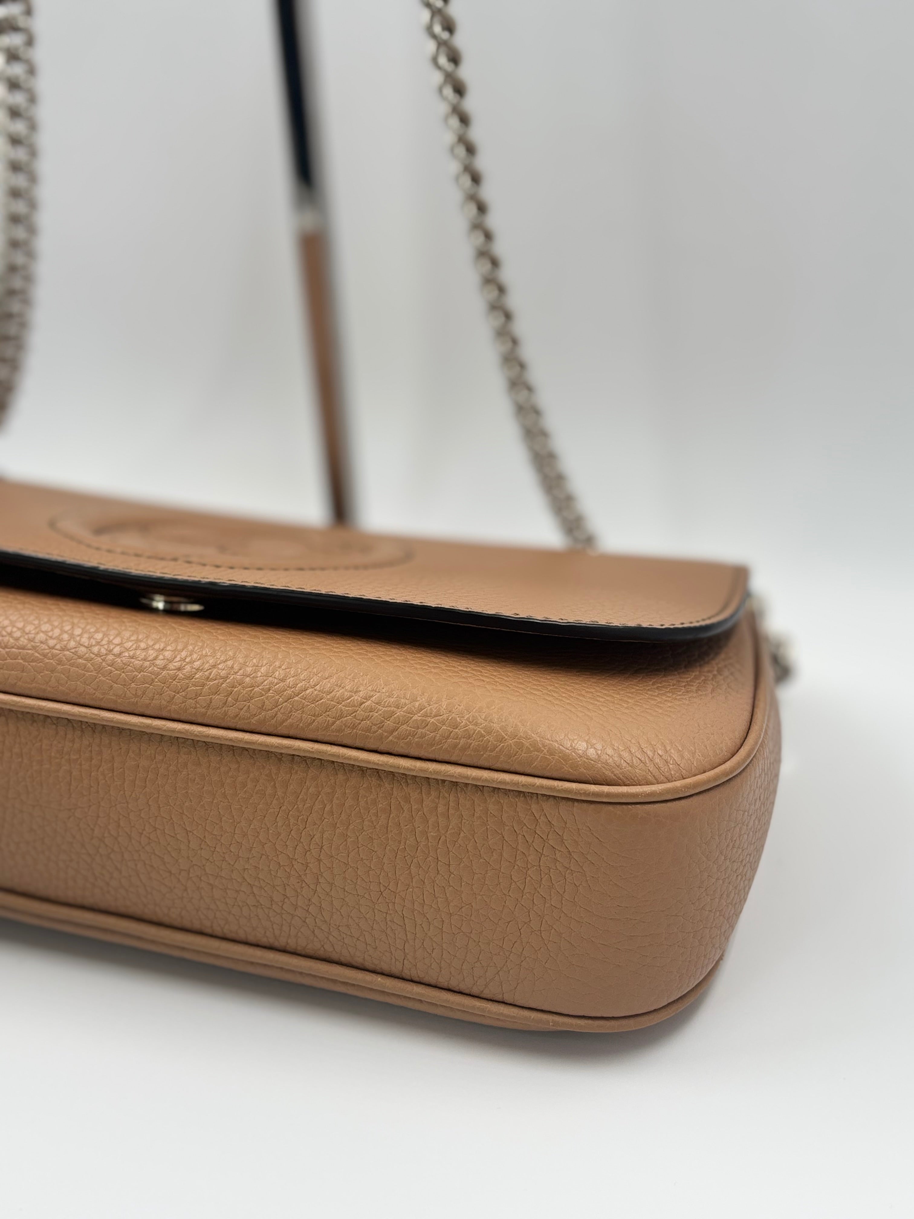 Gucci Soho Flap Chain Crossbody Bag