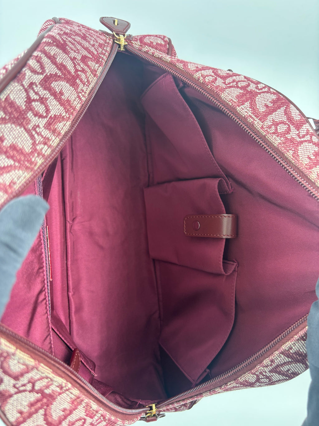 Christian Dior Saddle  Bowler Bag