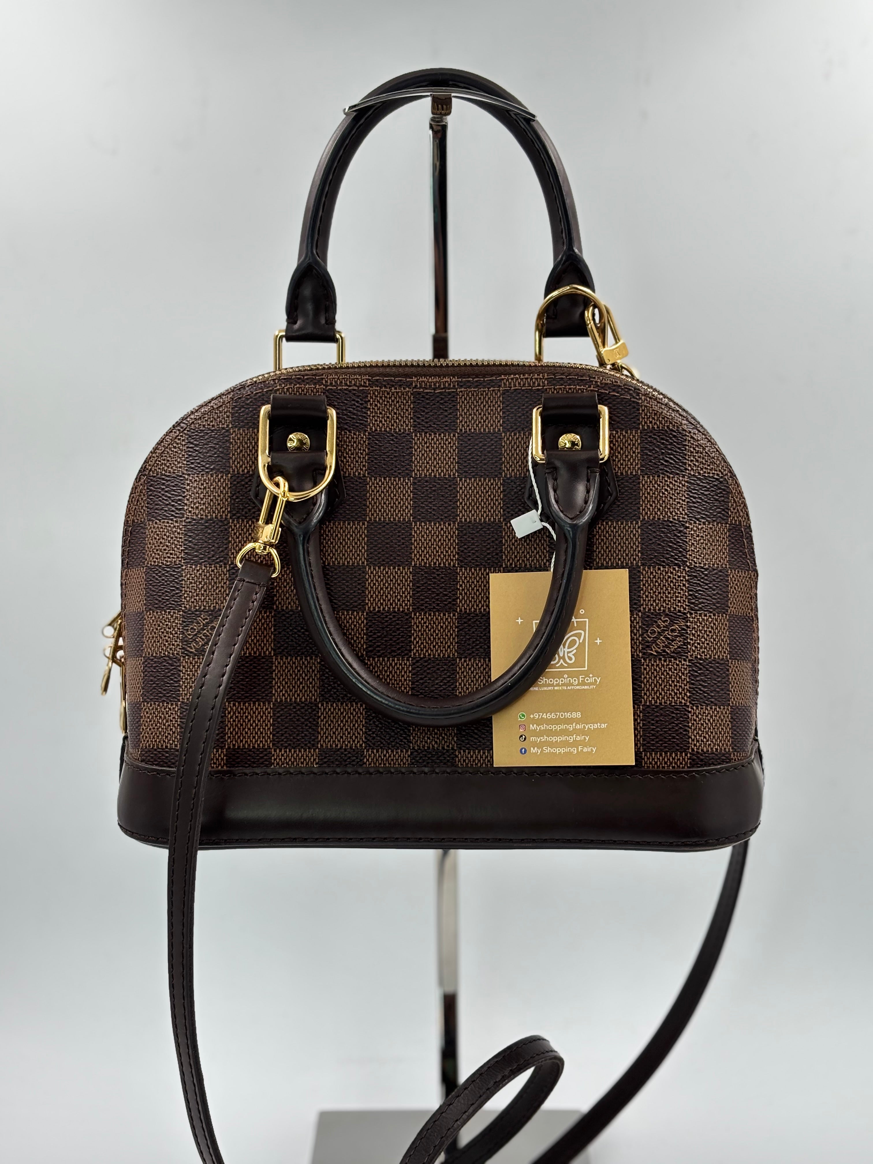 LV Damier Ebene Alma BB Bag