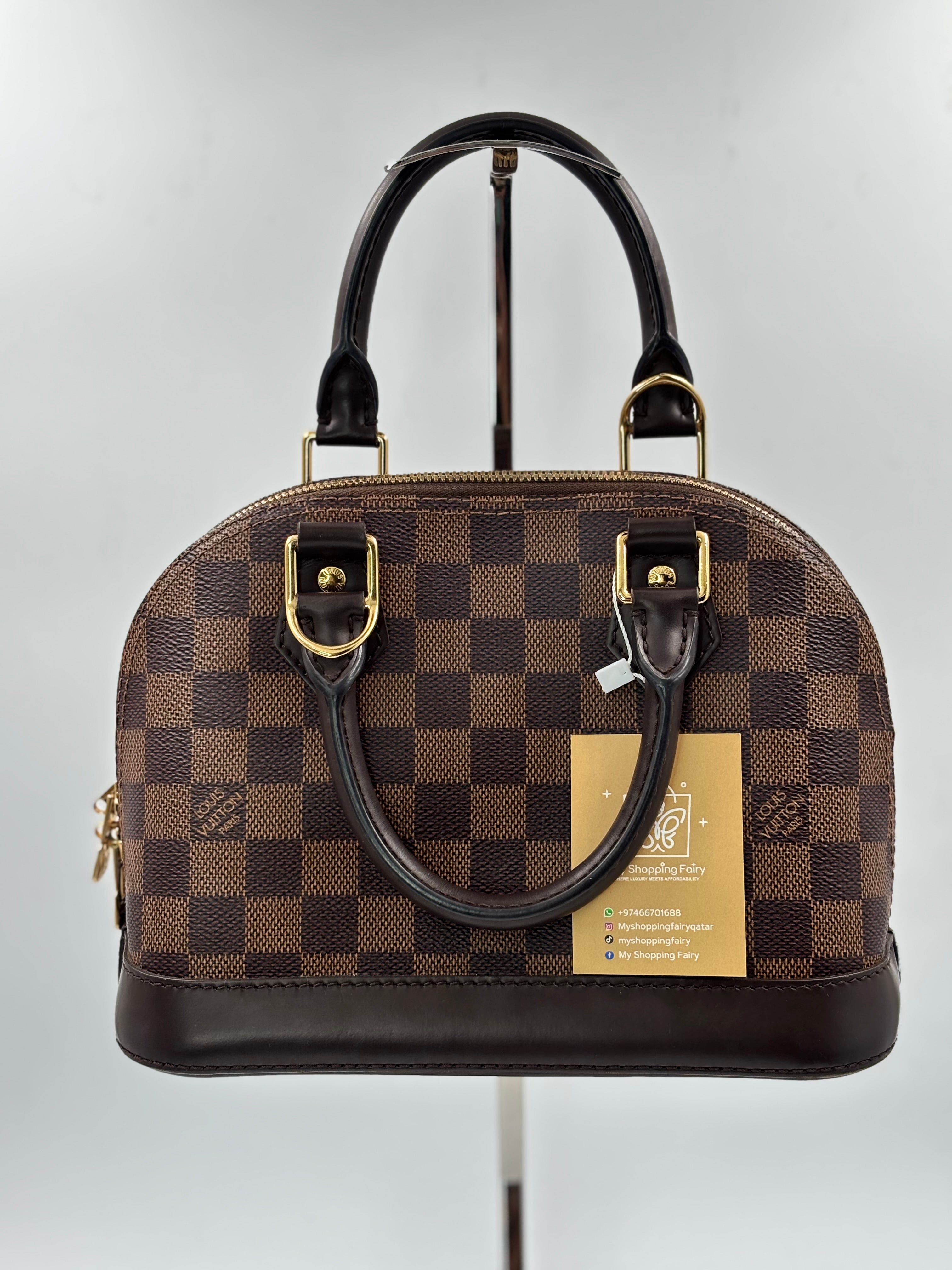 LV Damier Ebene Alma BB Bag