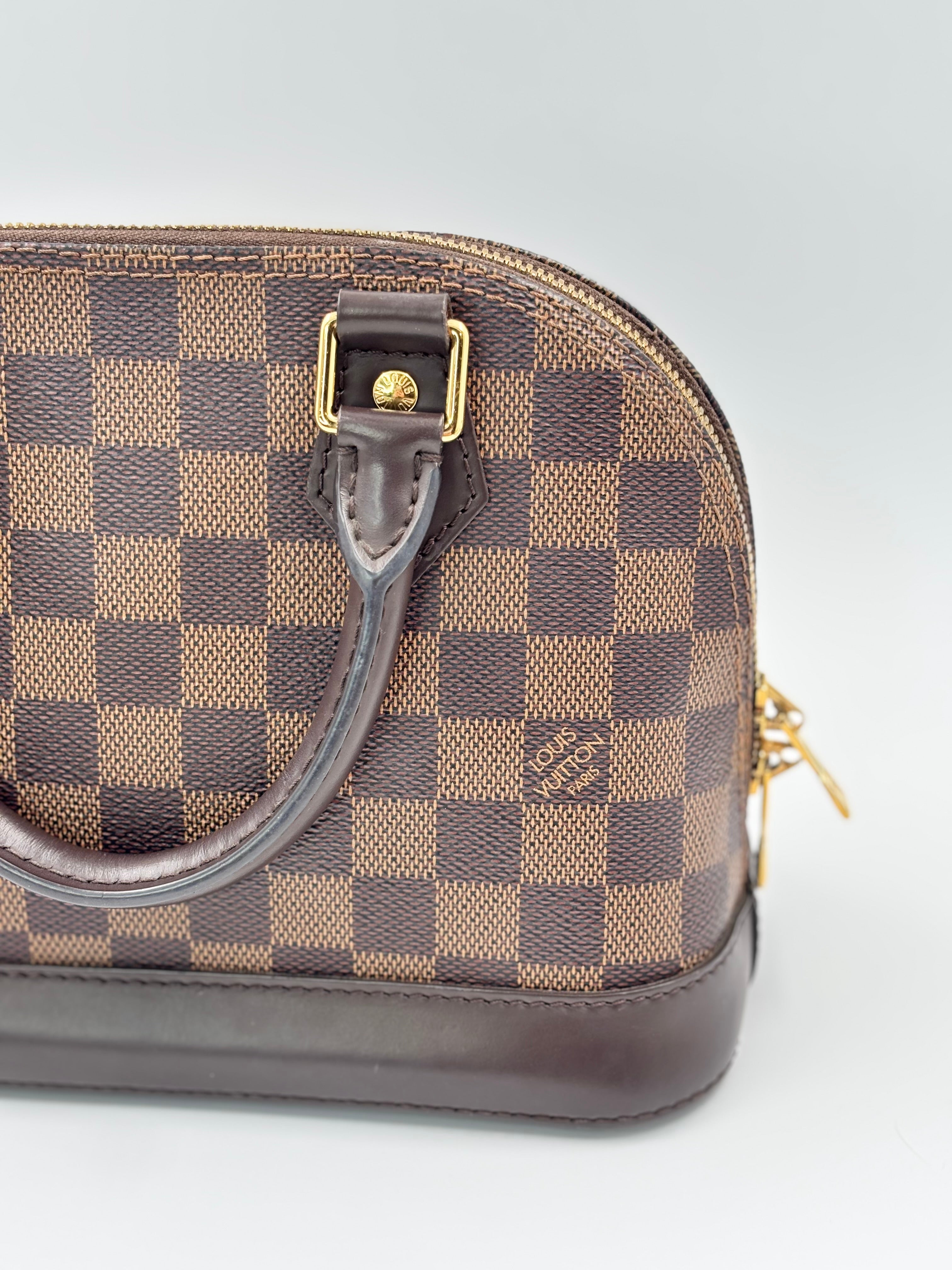 LV Damier Ebene Alma BB Bag