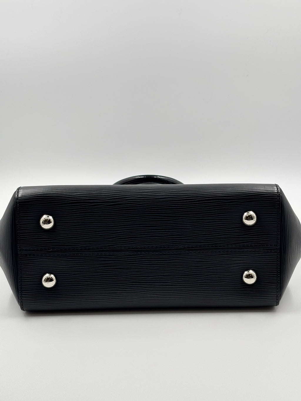 LV Black Epi Leather Marly MM Bag