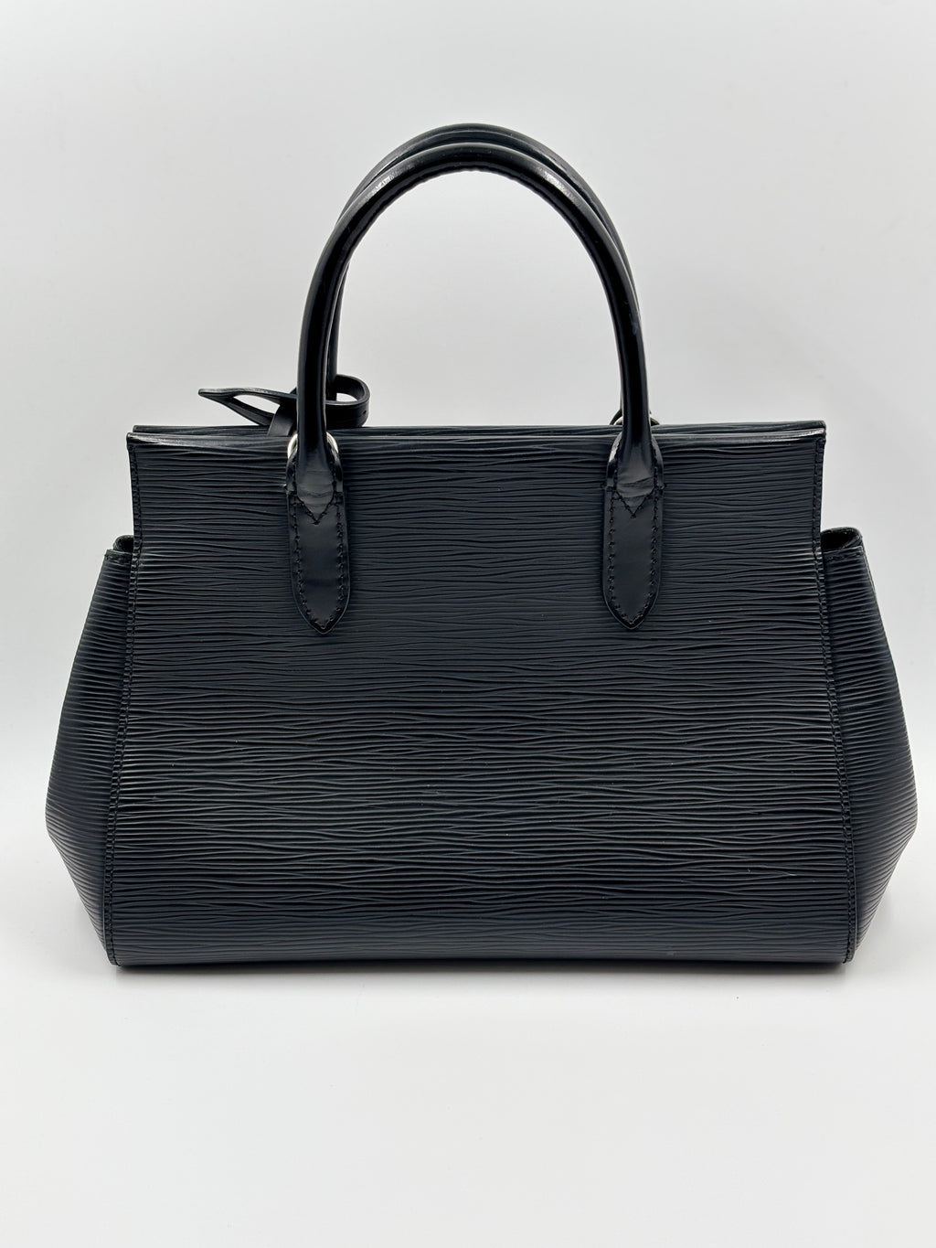 LV Black Epi Leather Marly MM Bag