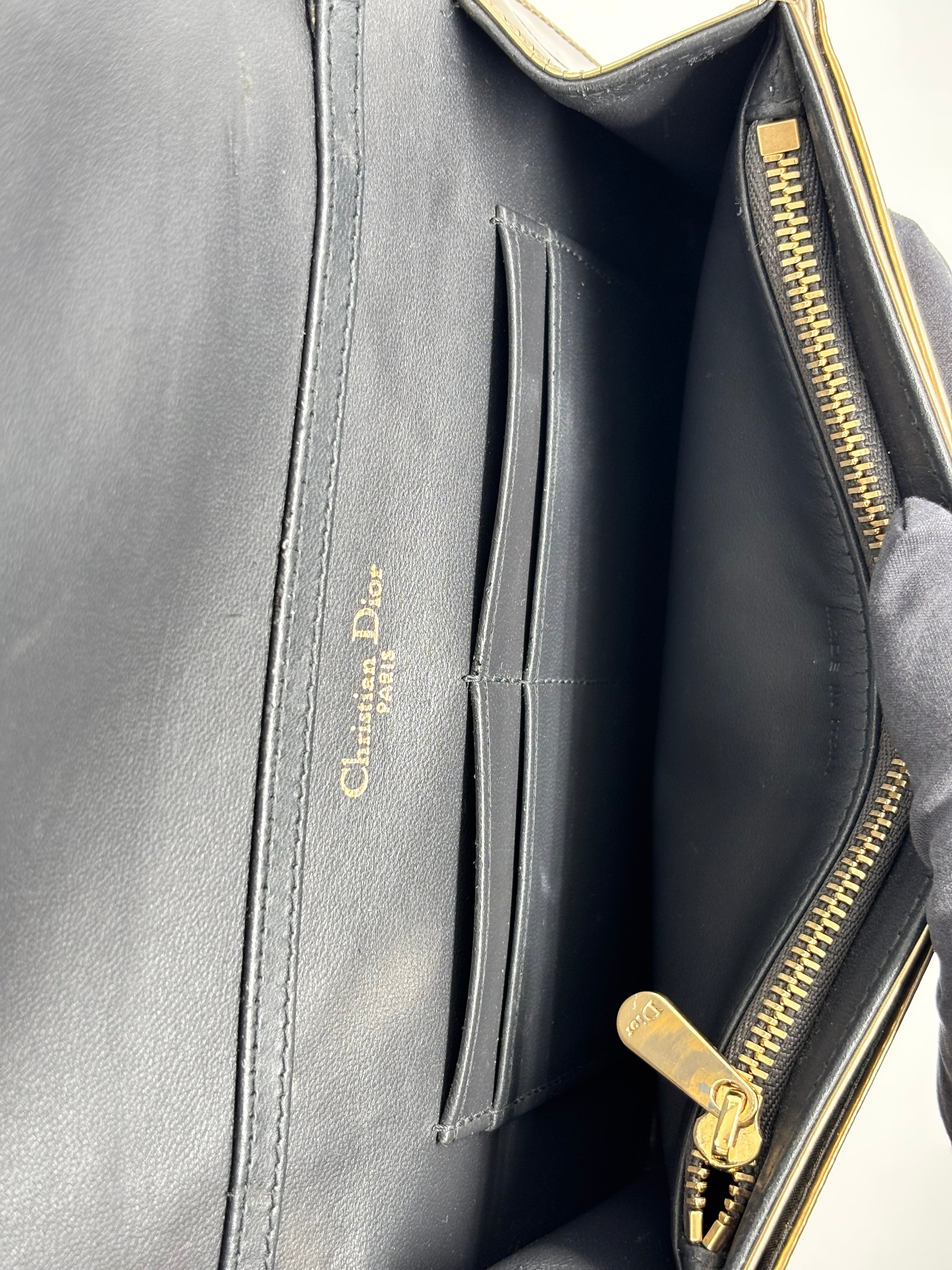 Christian Dior Diorama Wallet On Chain Clutch Bag