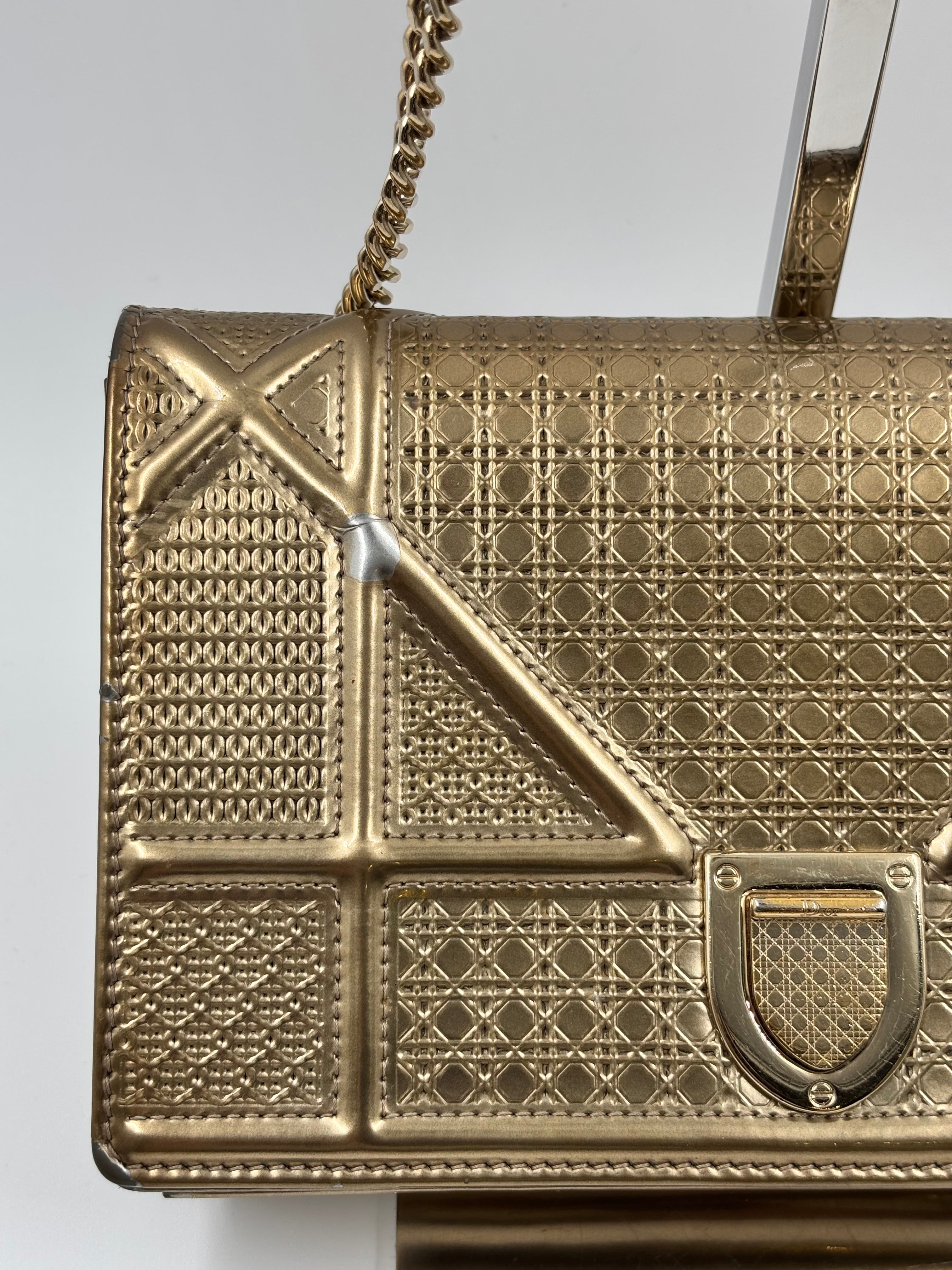 Christian Dior Diorama Wallet On Chain Clutch Bag