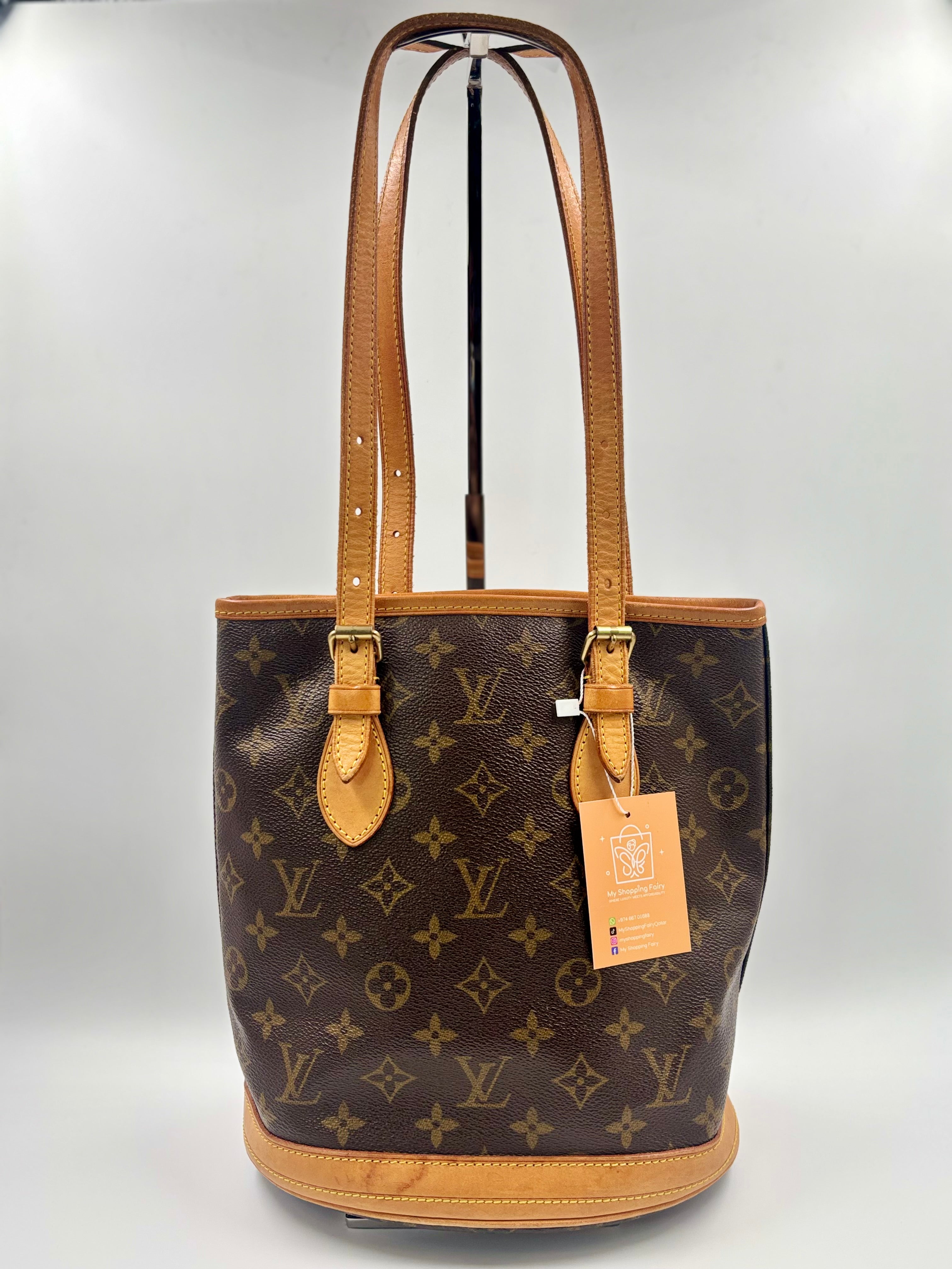 LV Monogram Petit Bucket Bag