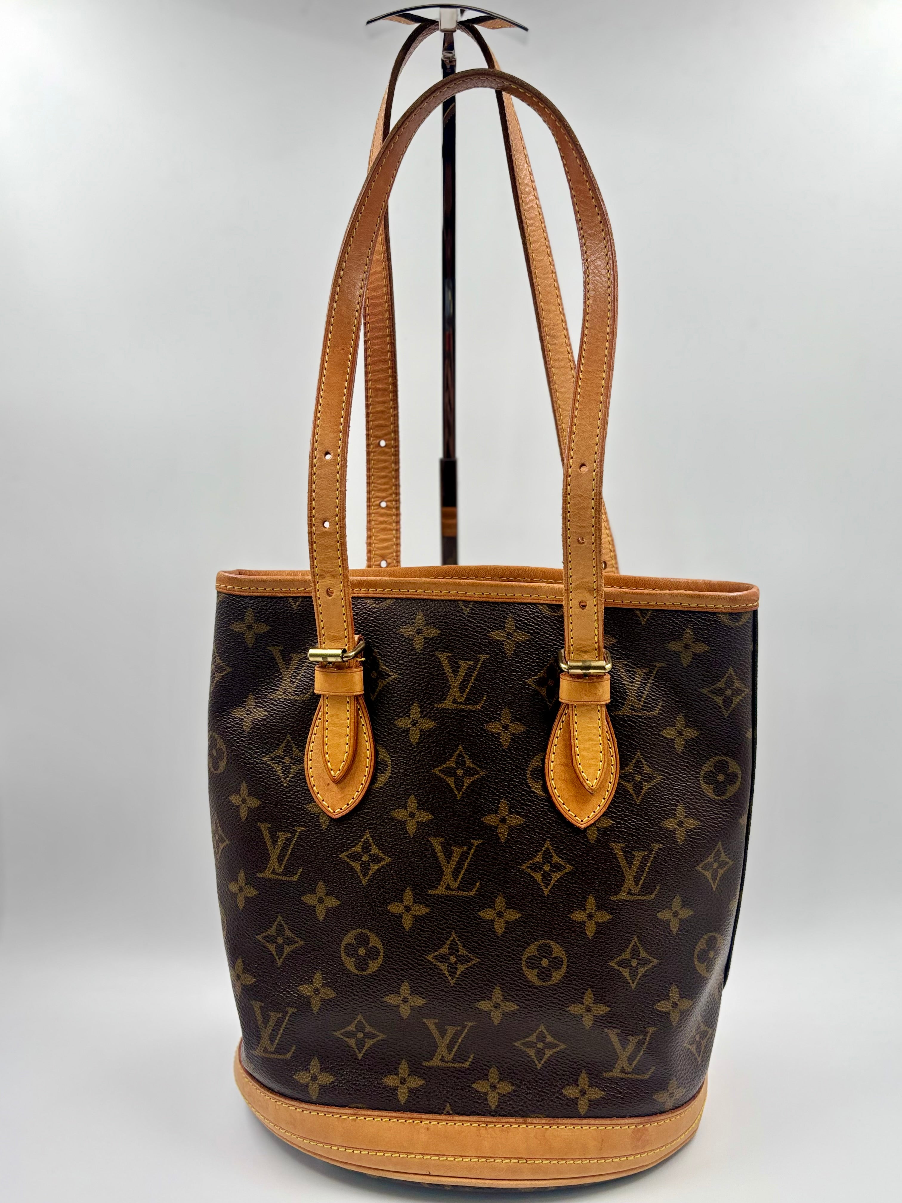LV Monogram Petit Bucket Bag