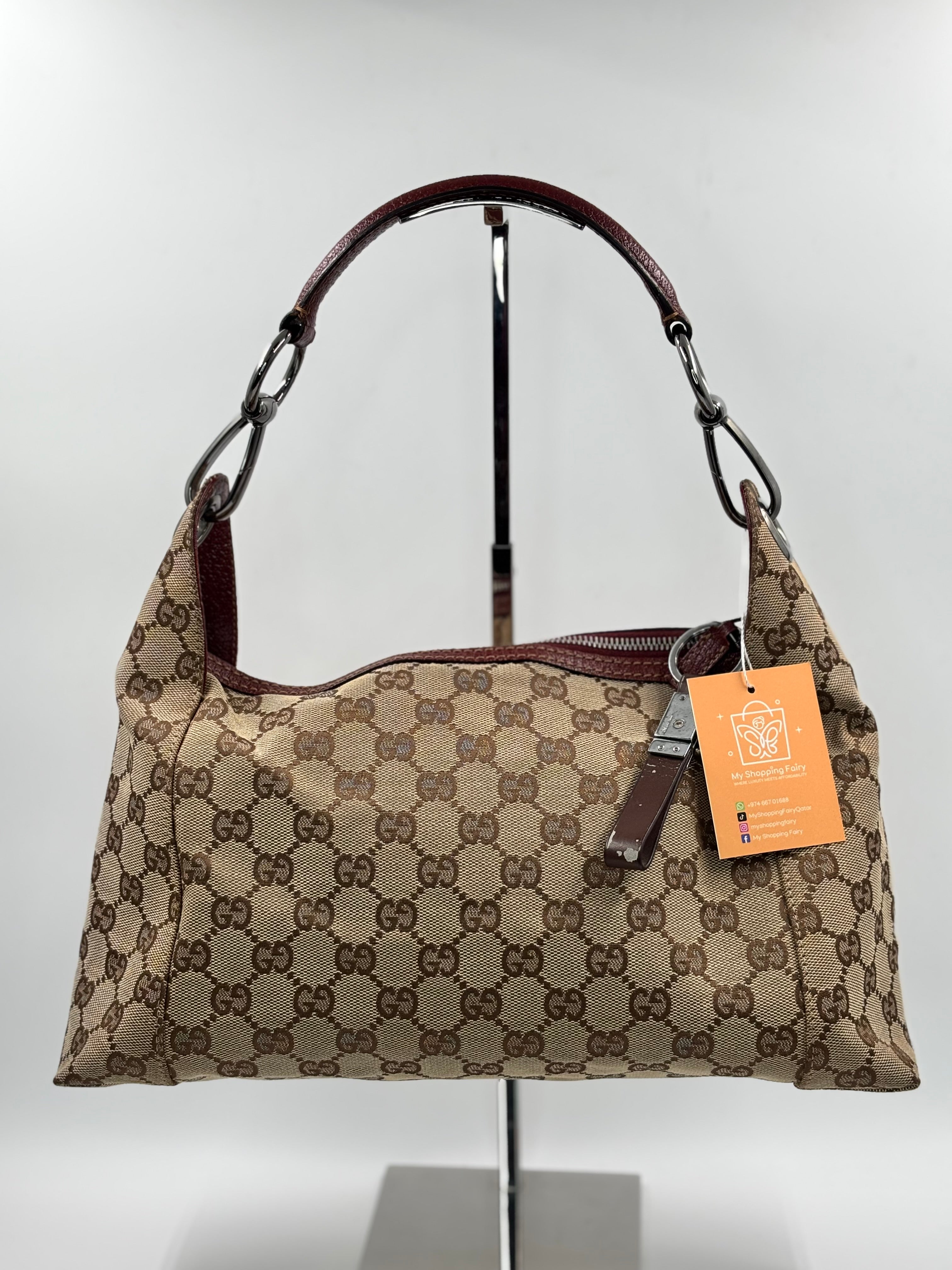 Gucci Canvas Shoulder Bag