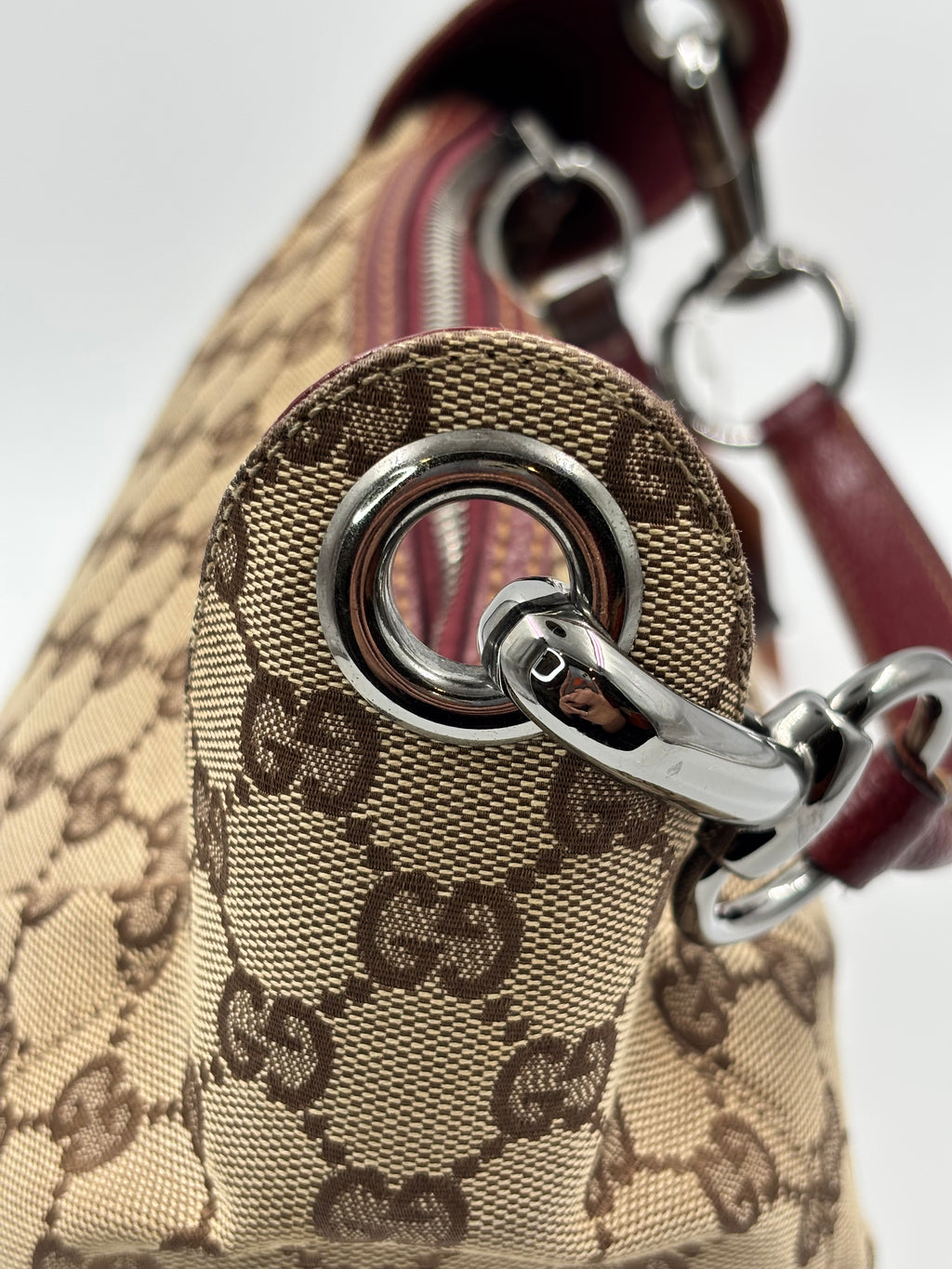 Gucci Canvas Shoulder Bag