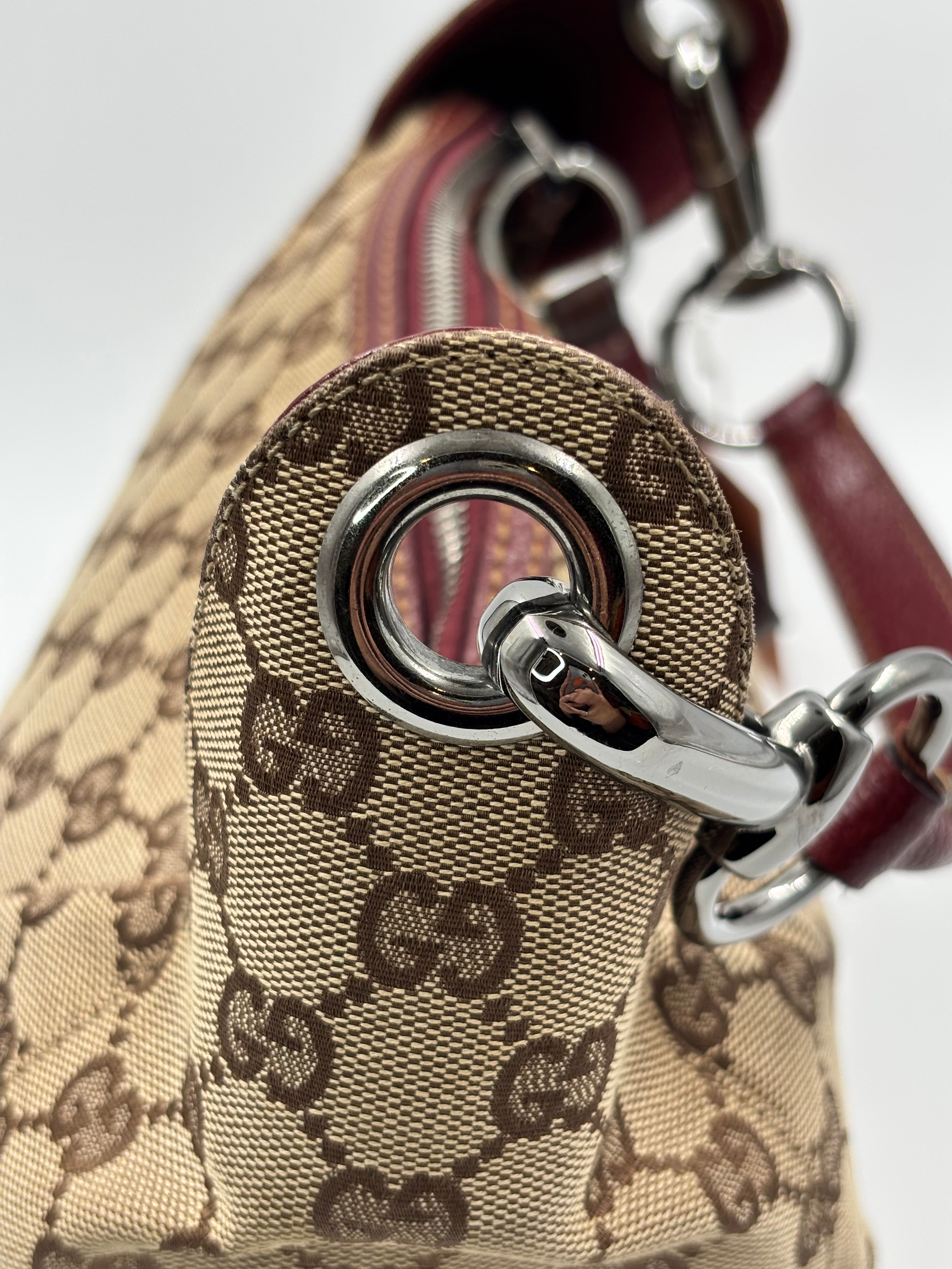 Gucci Canvas Shoulder Bag
