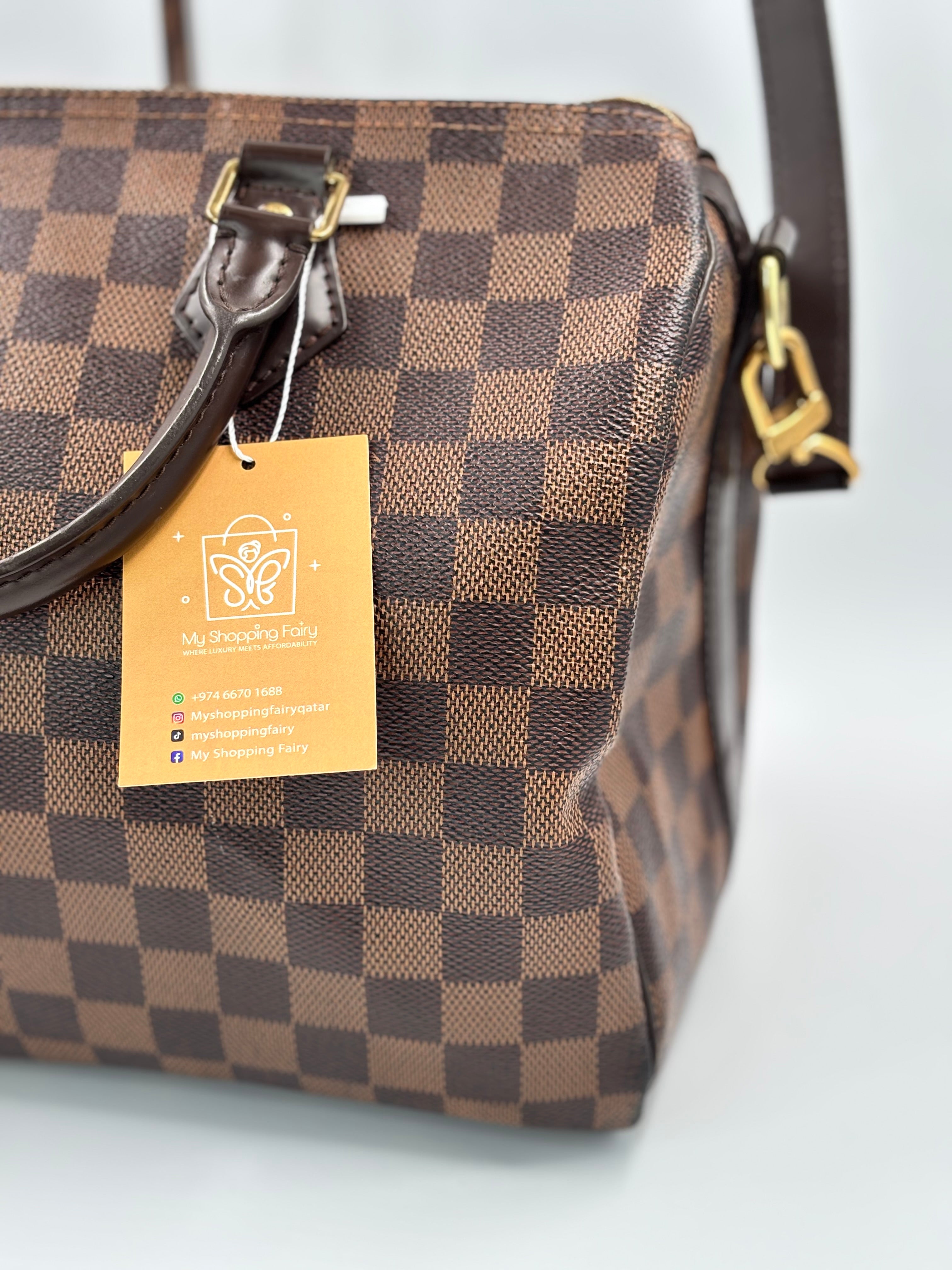 Lv Damier Canvas Speedy Bandouliere  30