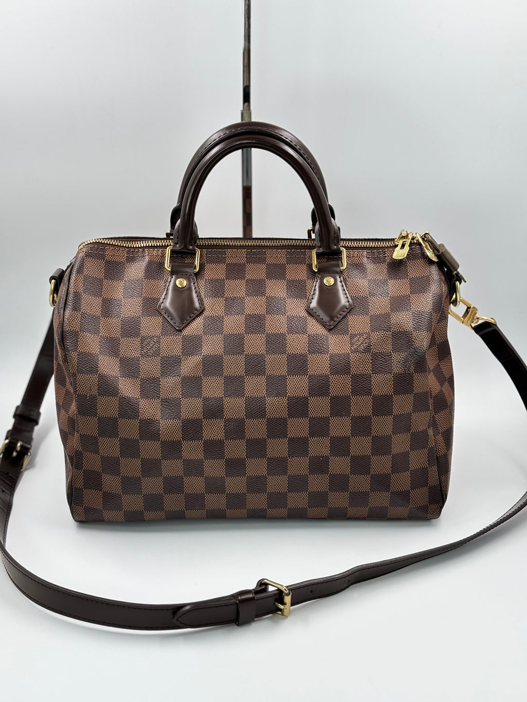 Lv Damier Canvas Speedy Bandouliere  30