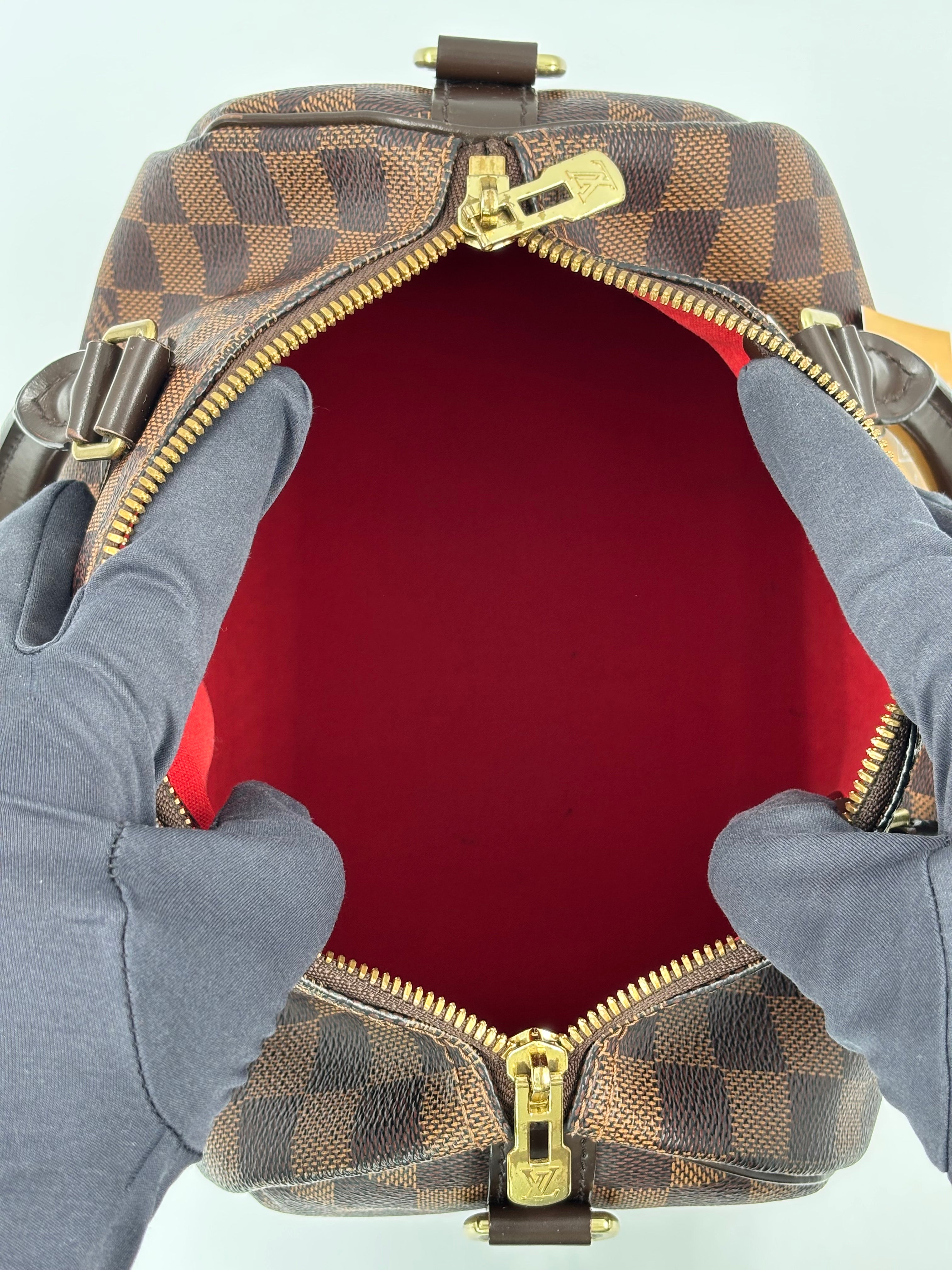 LV Damier Canvas Speedy Bandouliere  25