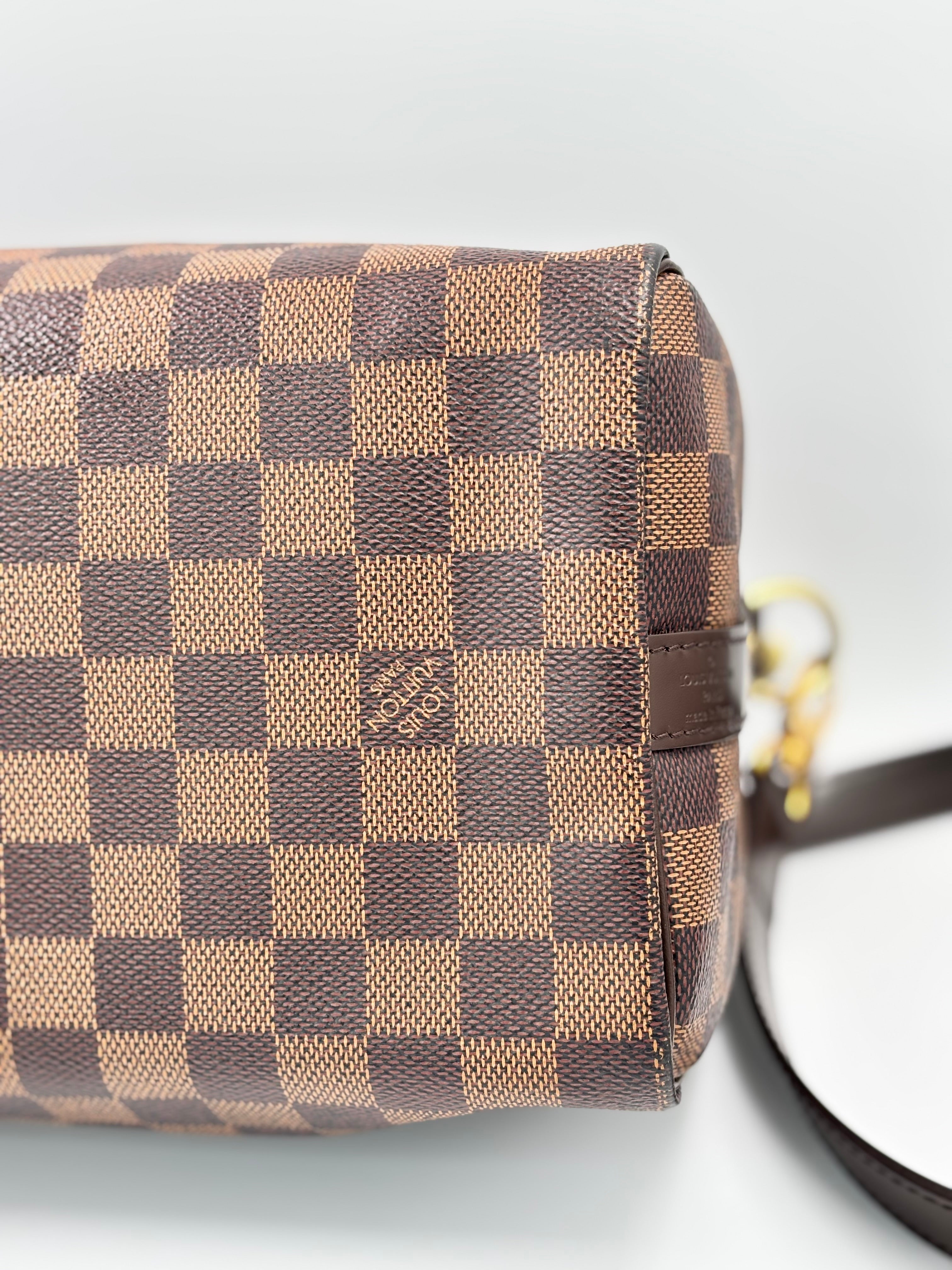 LV Damier Canvas Speedy Bandouliere  25