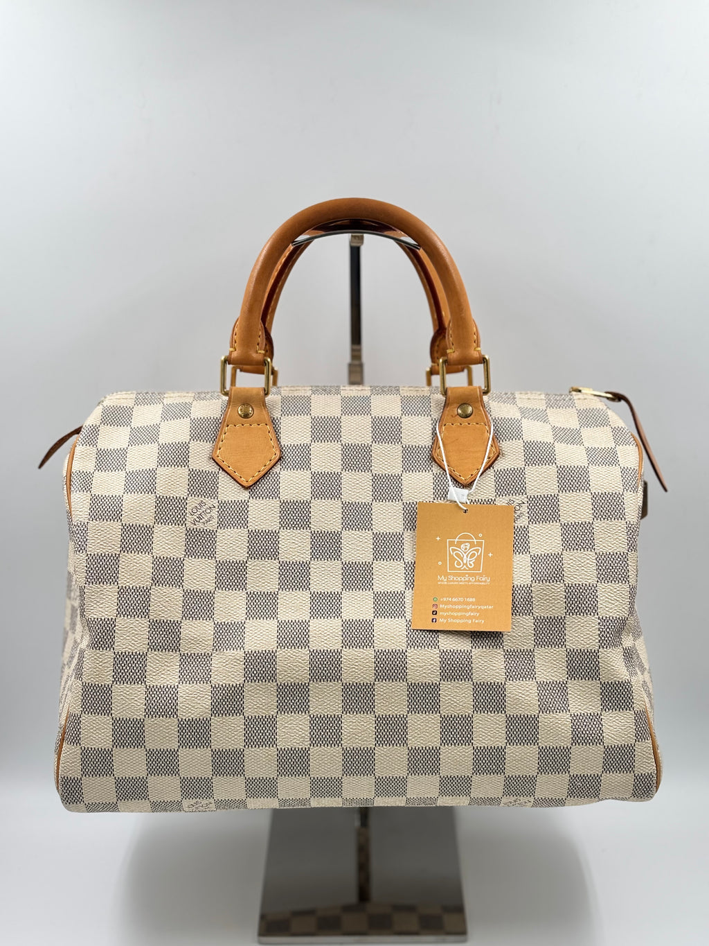 LV Damier Azur Canvas Speedy 30