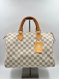 LV Damier Azur Canvas Speedy 30
