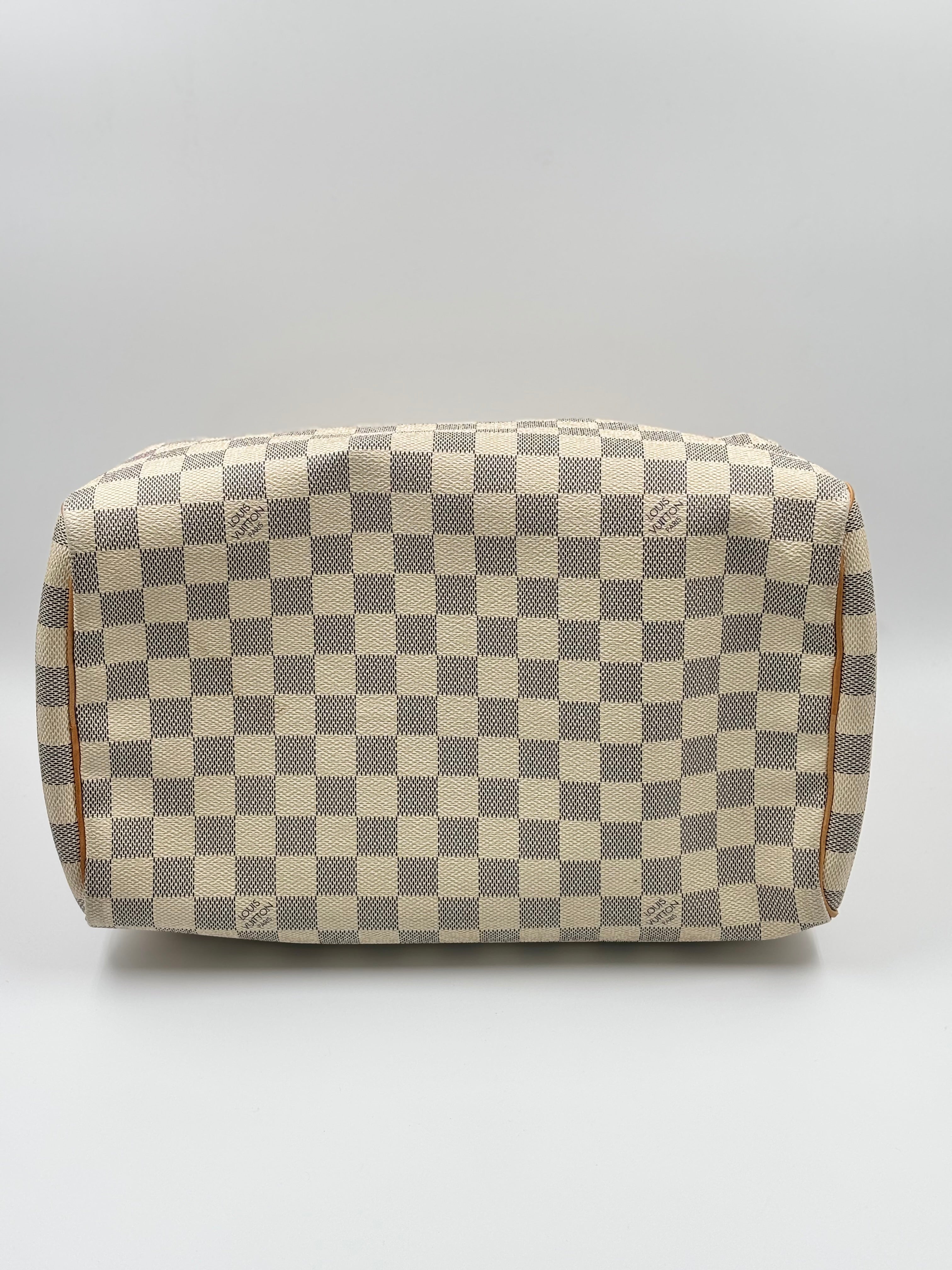 LV Damier Azur Canvas Speedy 30