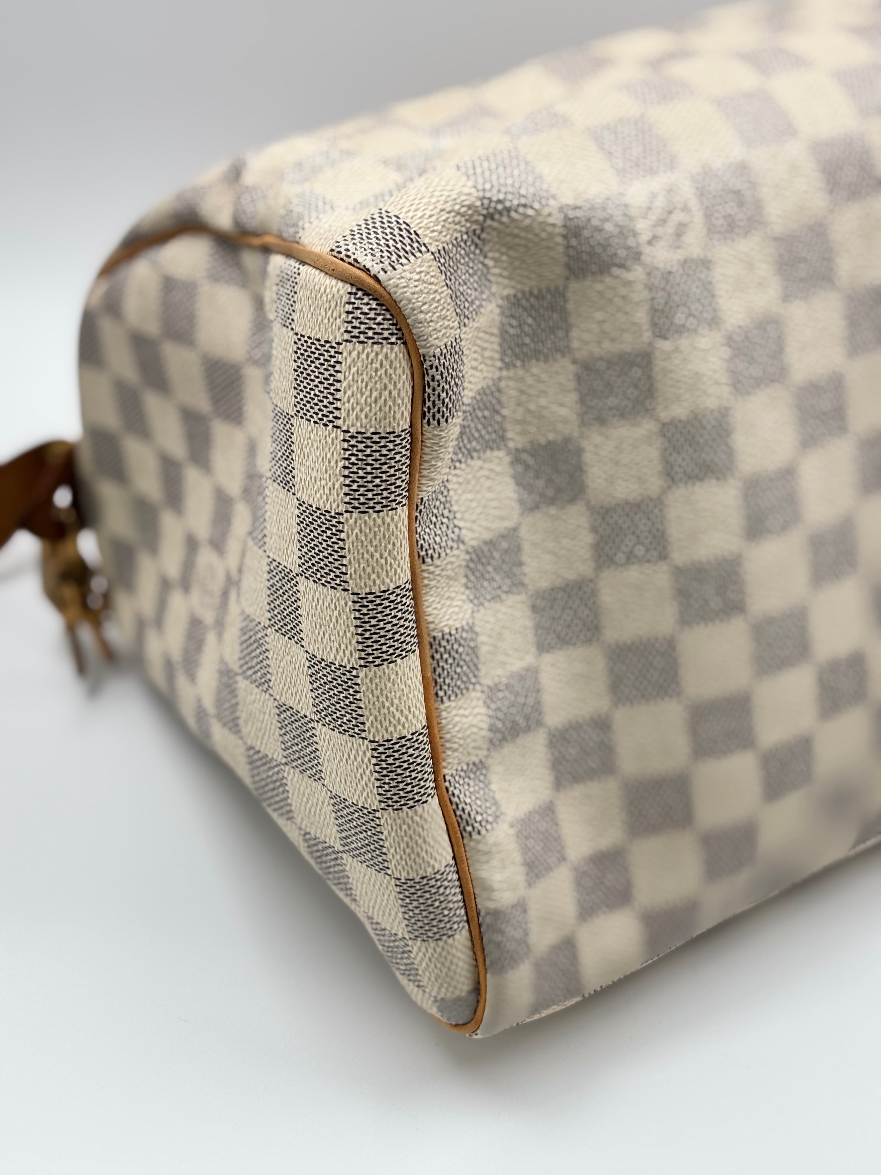 LV Damier Azur Canvas Speedy 30