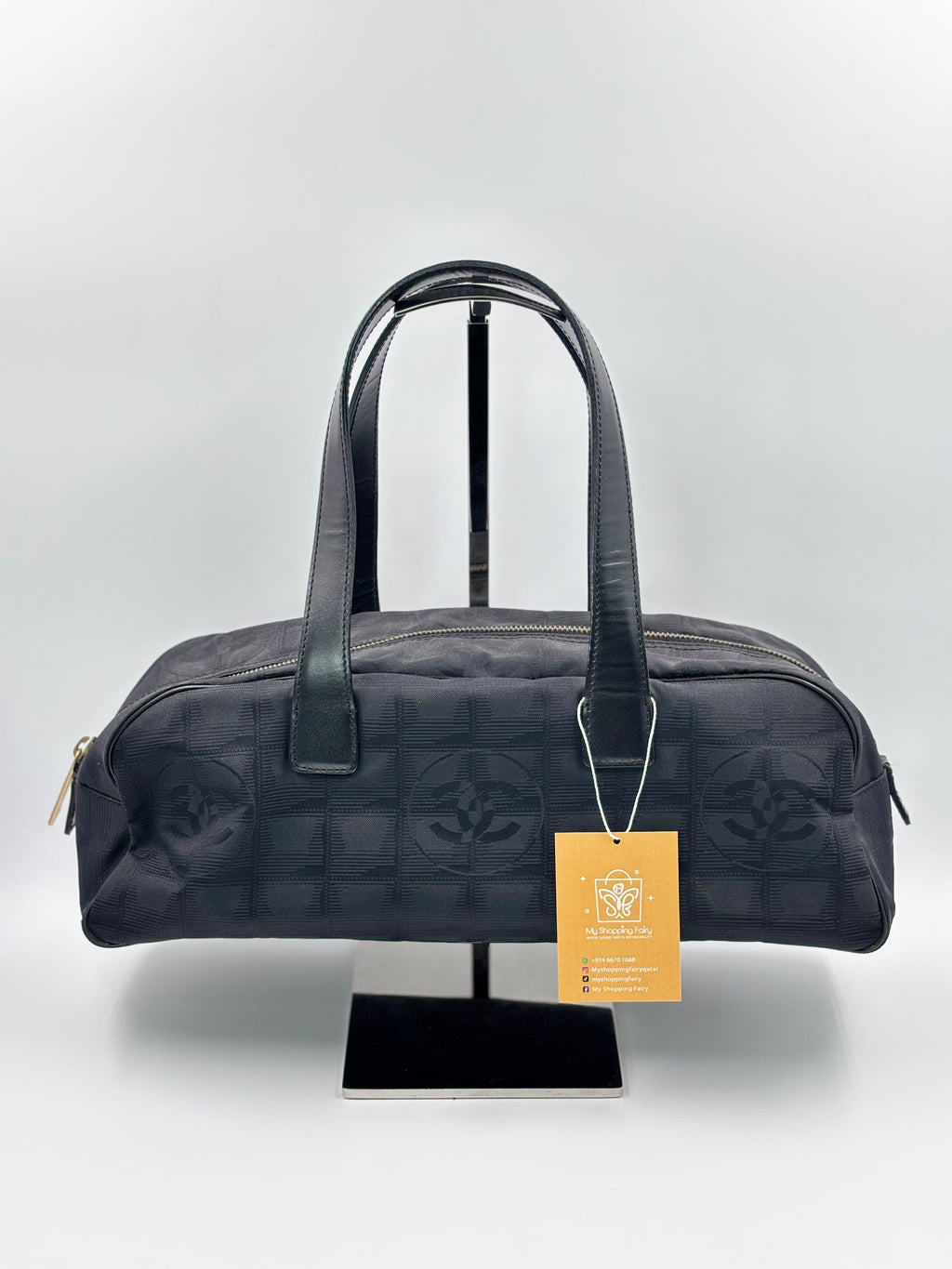 Chanel Nylon Bowler Bag