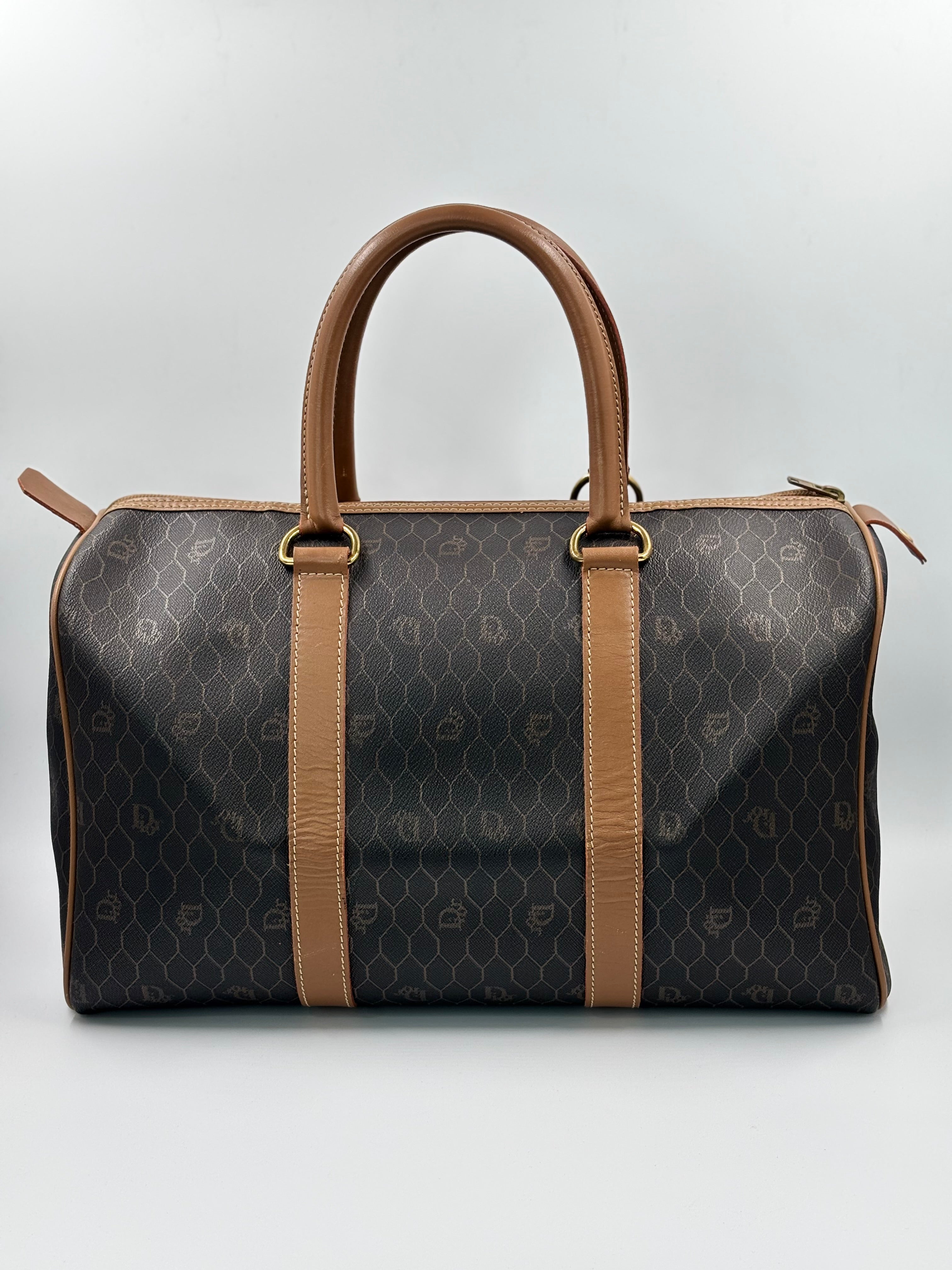 Christan Dior  Honeycomb Dior Boston Bag