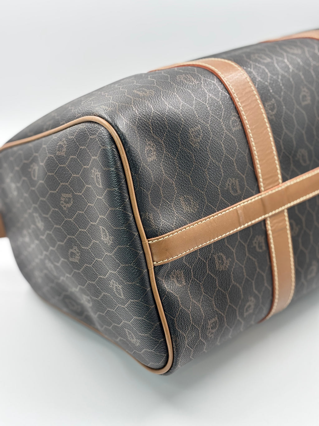 Christan Dior  Honeycomb Dior Boston Bag