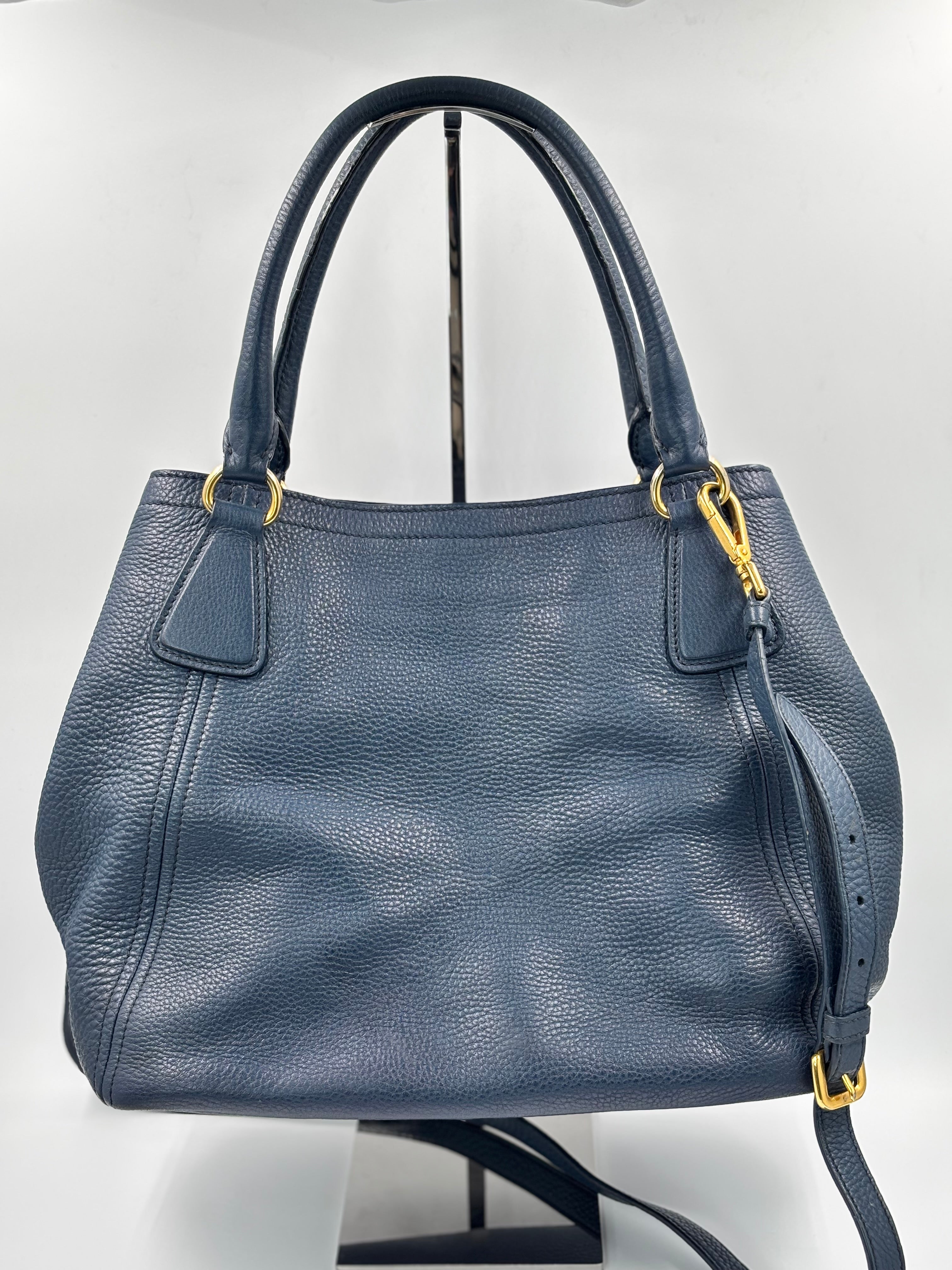 Prada Vitello Daino Leather Tote Bag