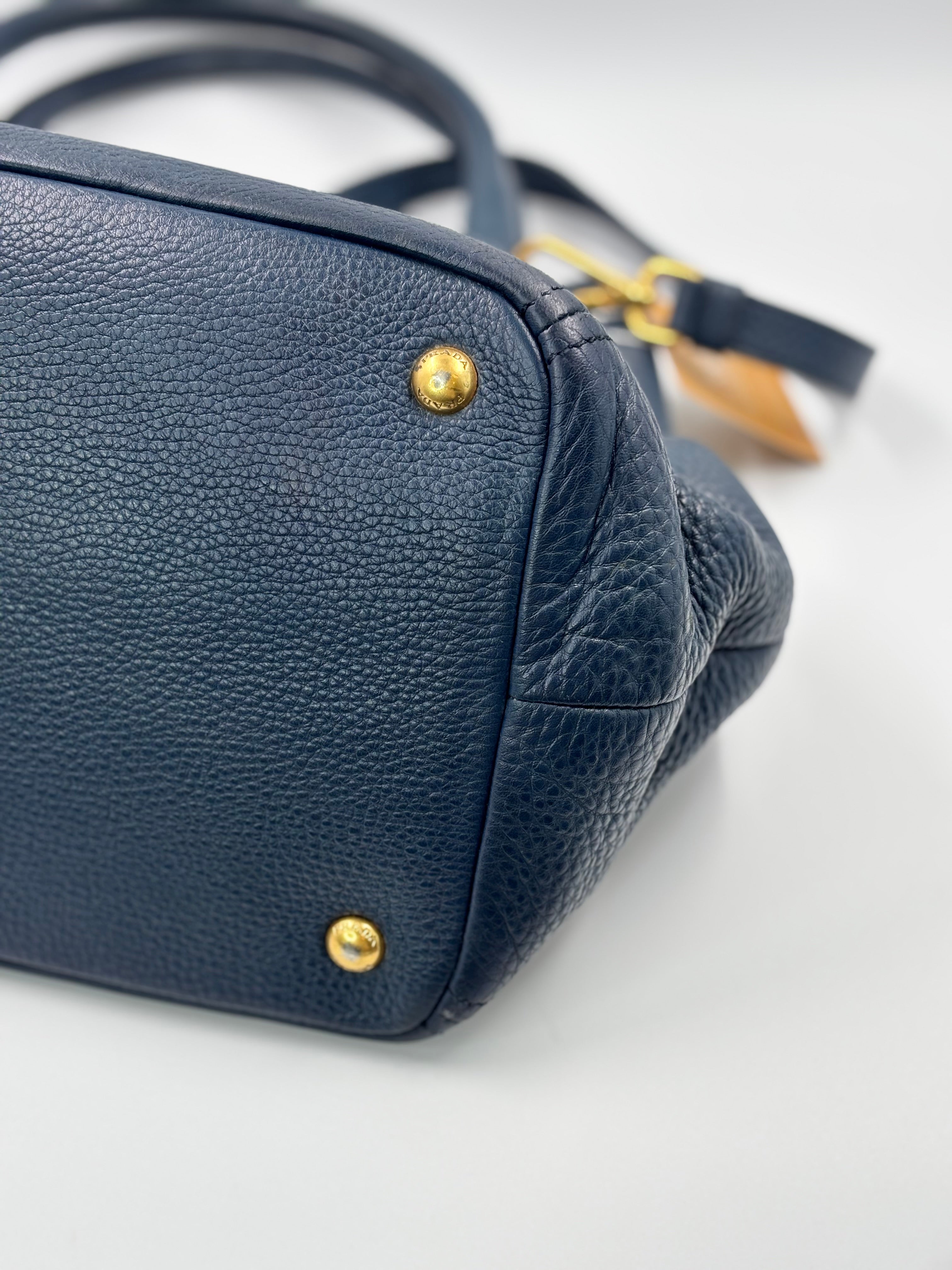 Prada Vitello Daino Leather Tote Bag