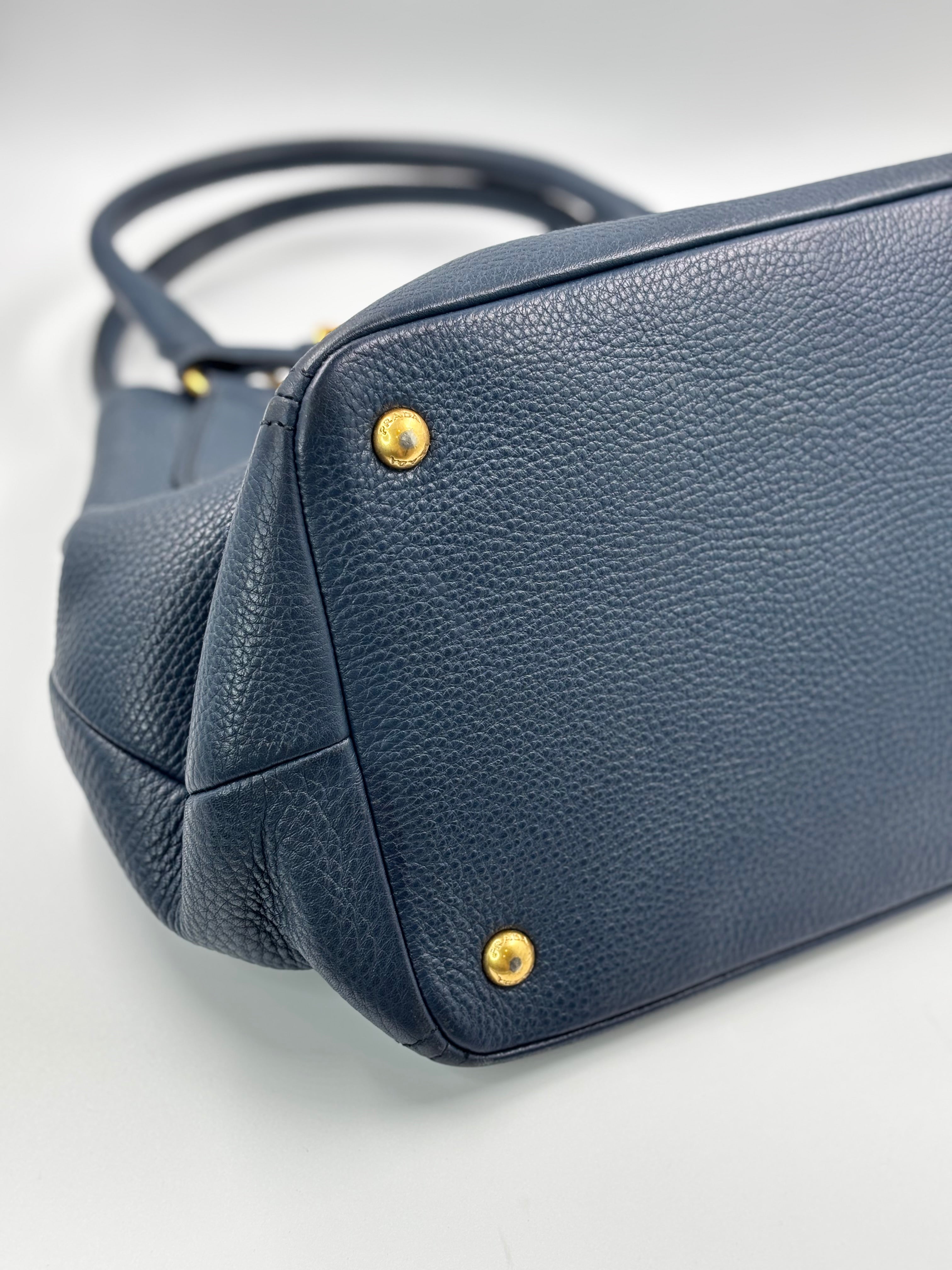 Prada Vitello Daino Leather Tote Bag