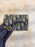 Dior Saddle Bloom Card Holder