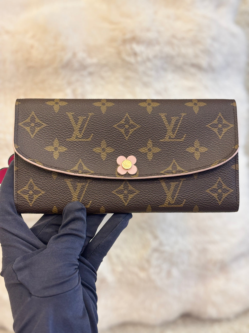 LV Bloom Flower Emilie Wallet