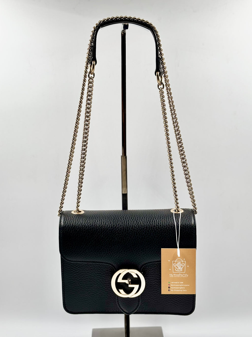 Gucci Interlocking Chain Small Shoulder Bag