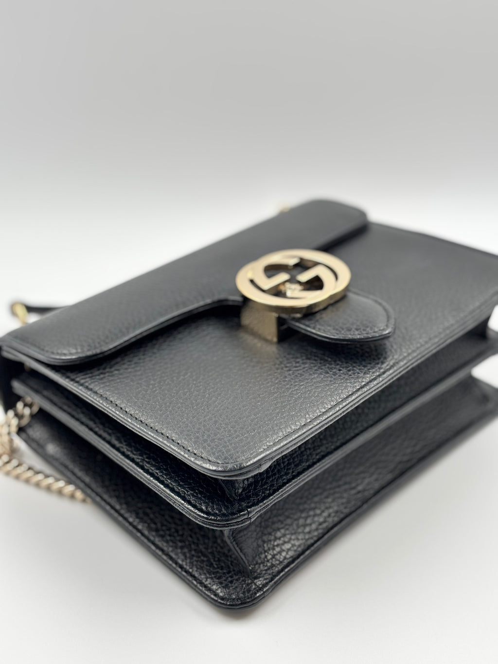 Gucci Interlocking Chain Small Shoulder Bag