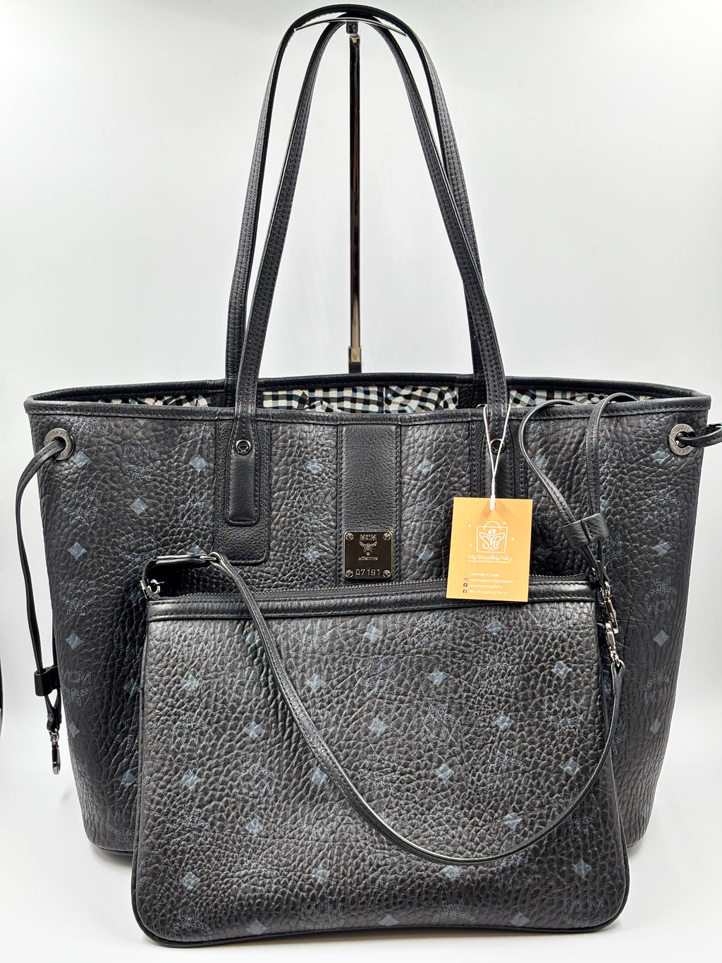 MCM Visetos Liz Reversible Tote Bag