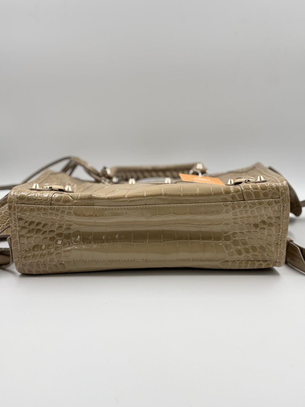 Balenciaga Croc Embossed Small  City